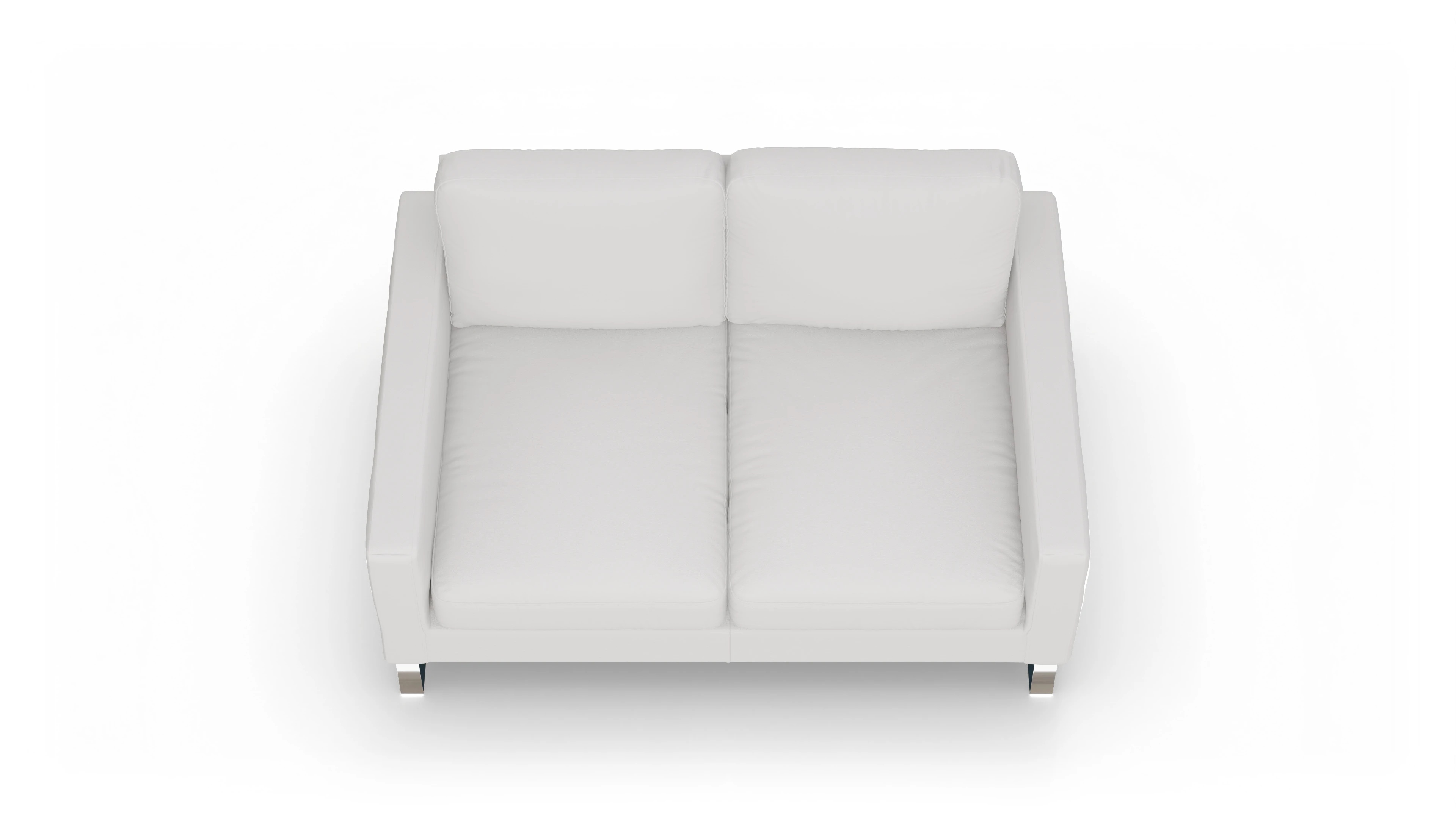 Ansicht des Produktes Cespon 2-Sitzer in Leder weiß