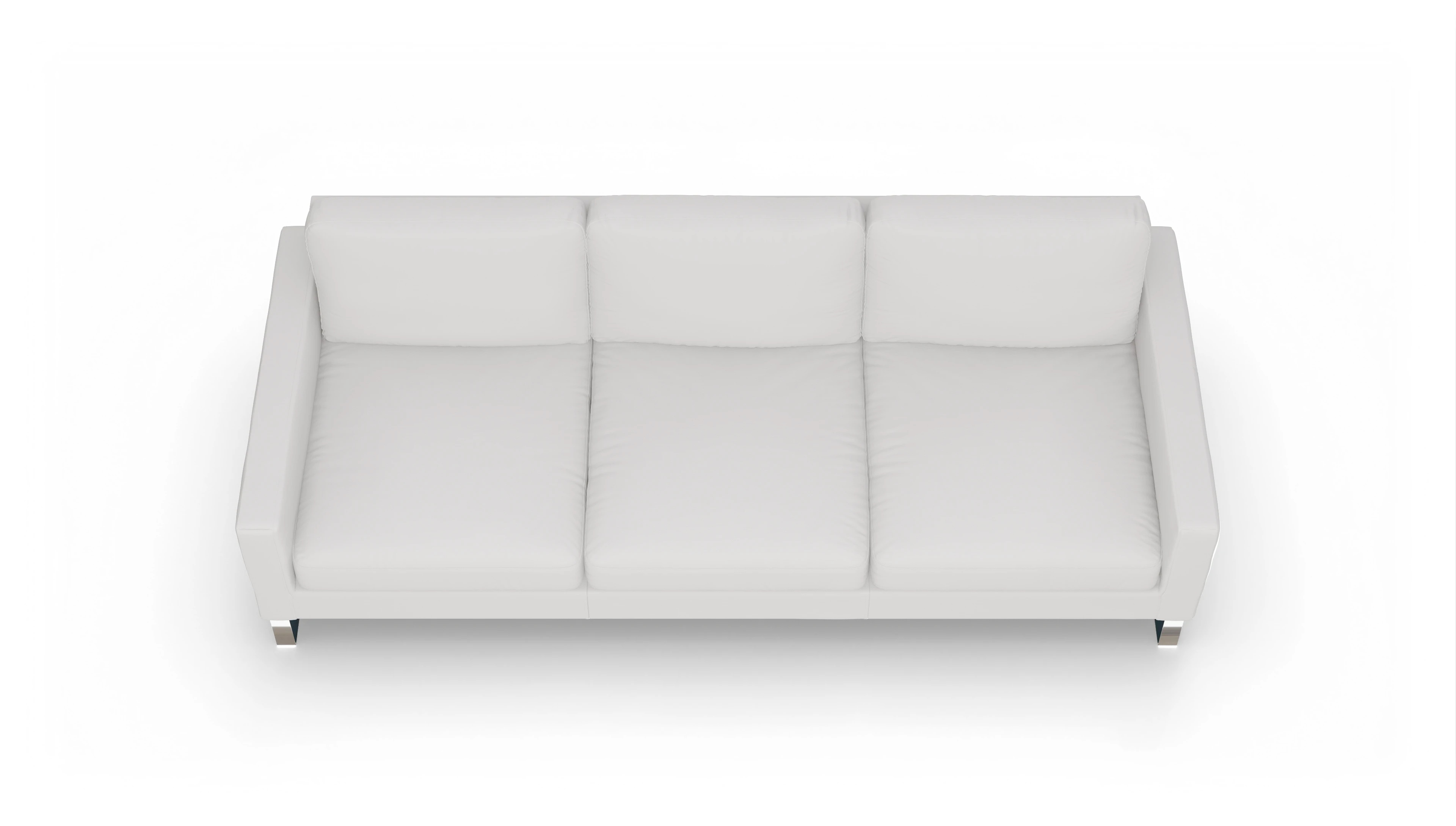 Ansicht des Produktes Cespon 4,5-Sitzer in Leder weiß