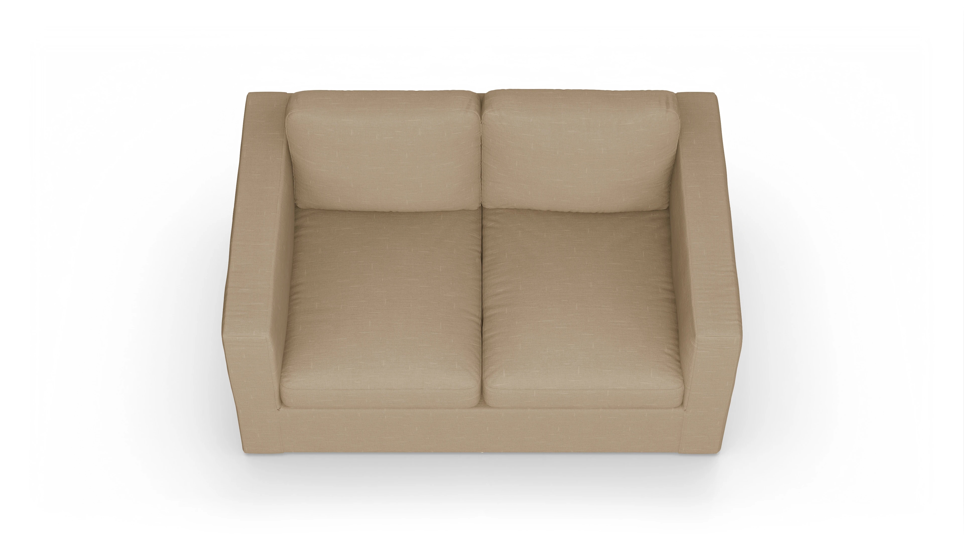 Ansicht des Produktes Santiago 2-Sitzer in Stoff braun