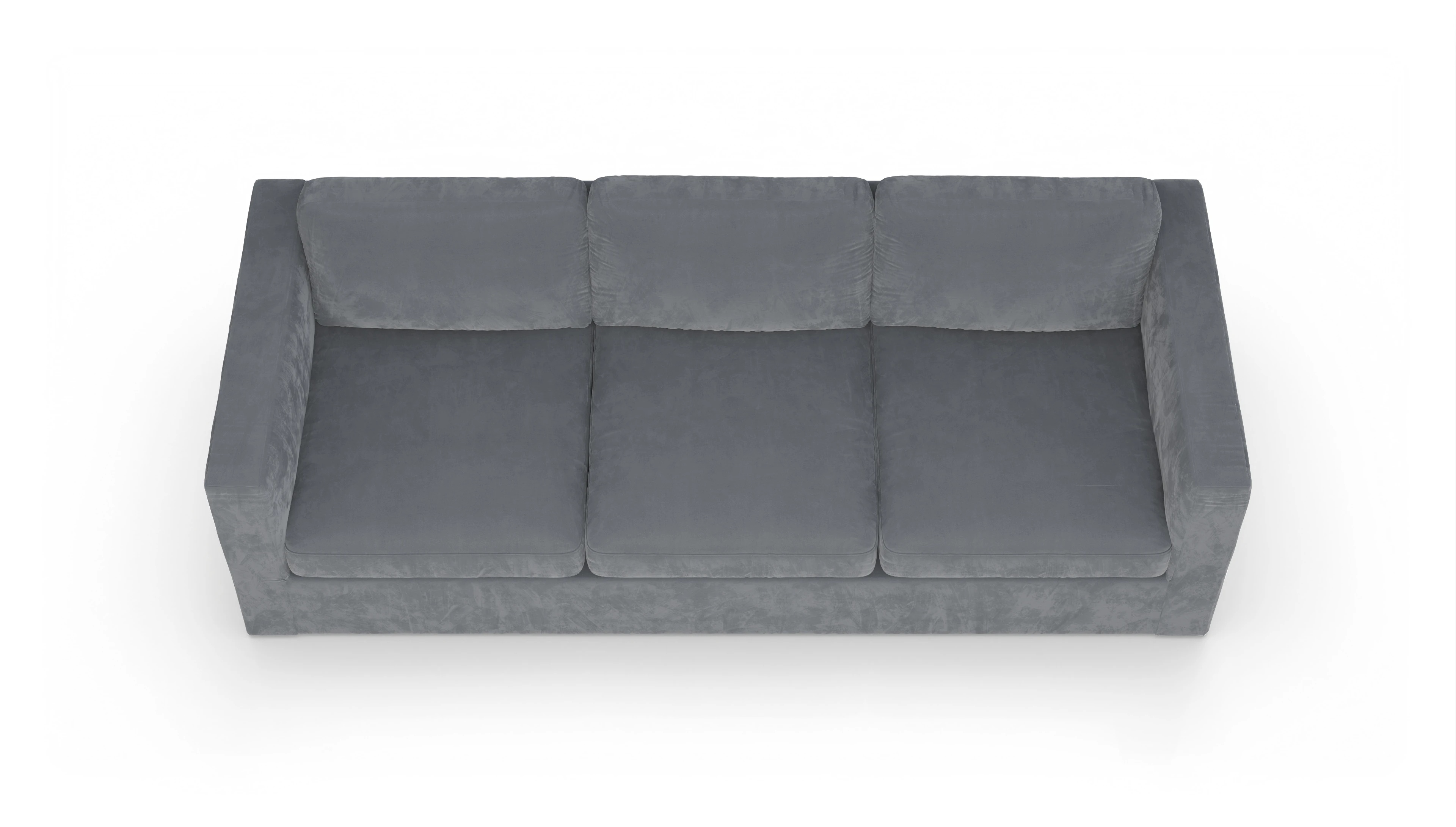 Ansicht des Produktes Santiago 4,5-Sitzer in Samt grau