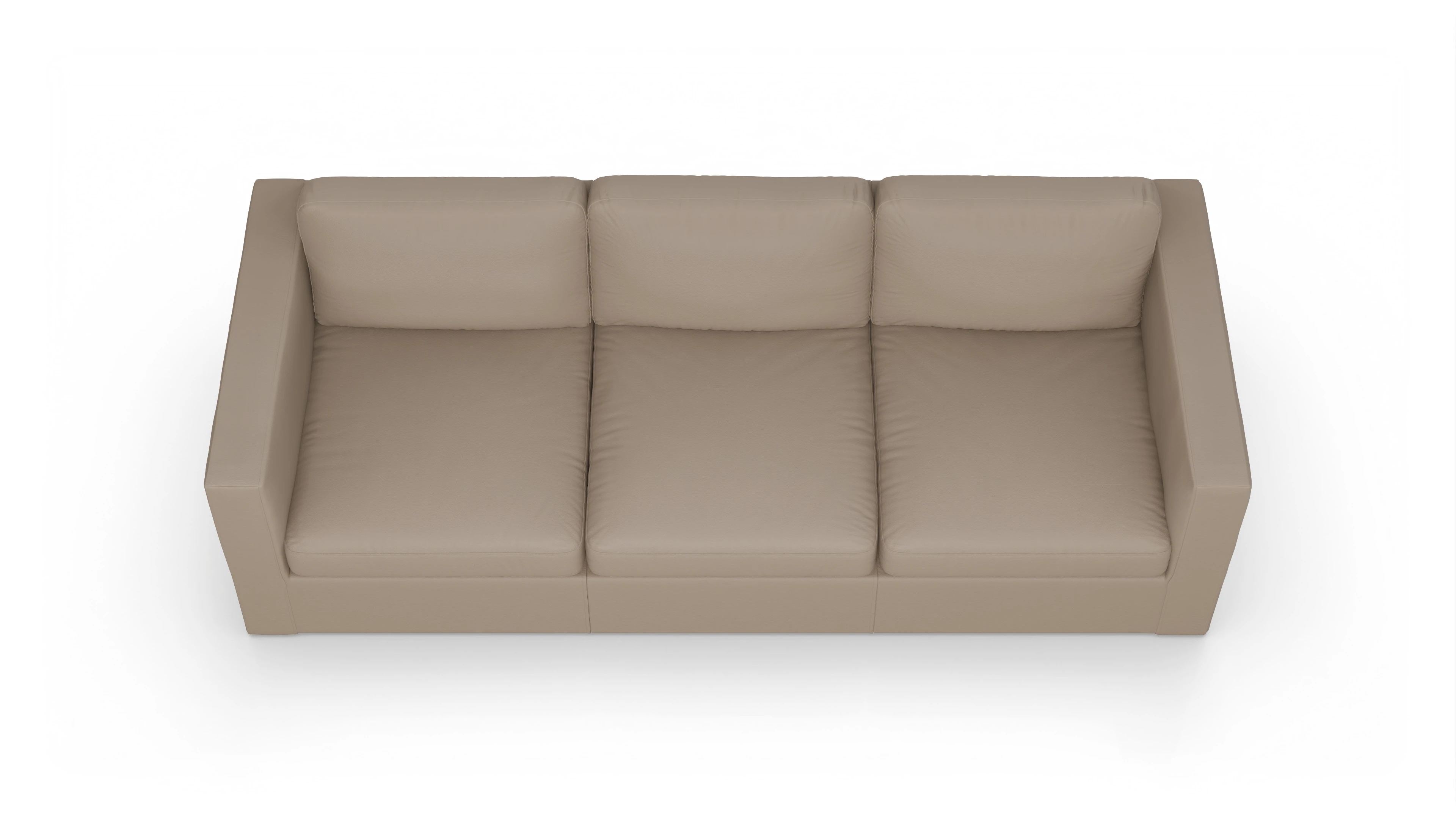 Ansicht des Produktes Santiago 4,5-Sitzer in Leder beige