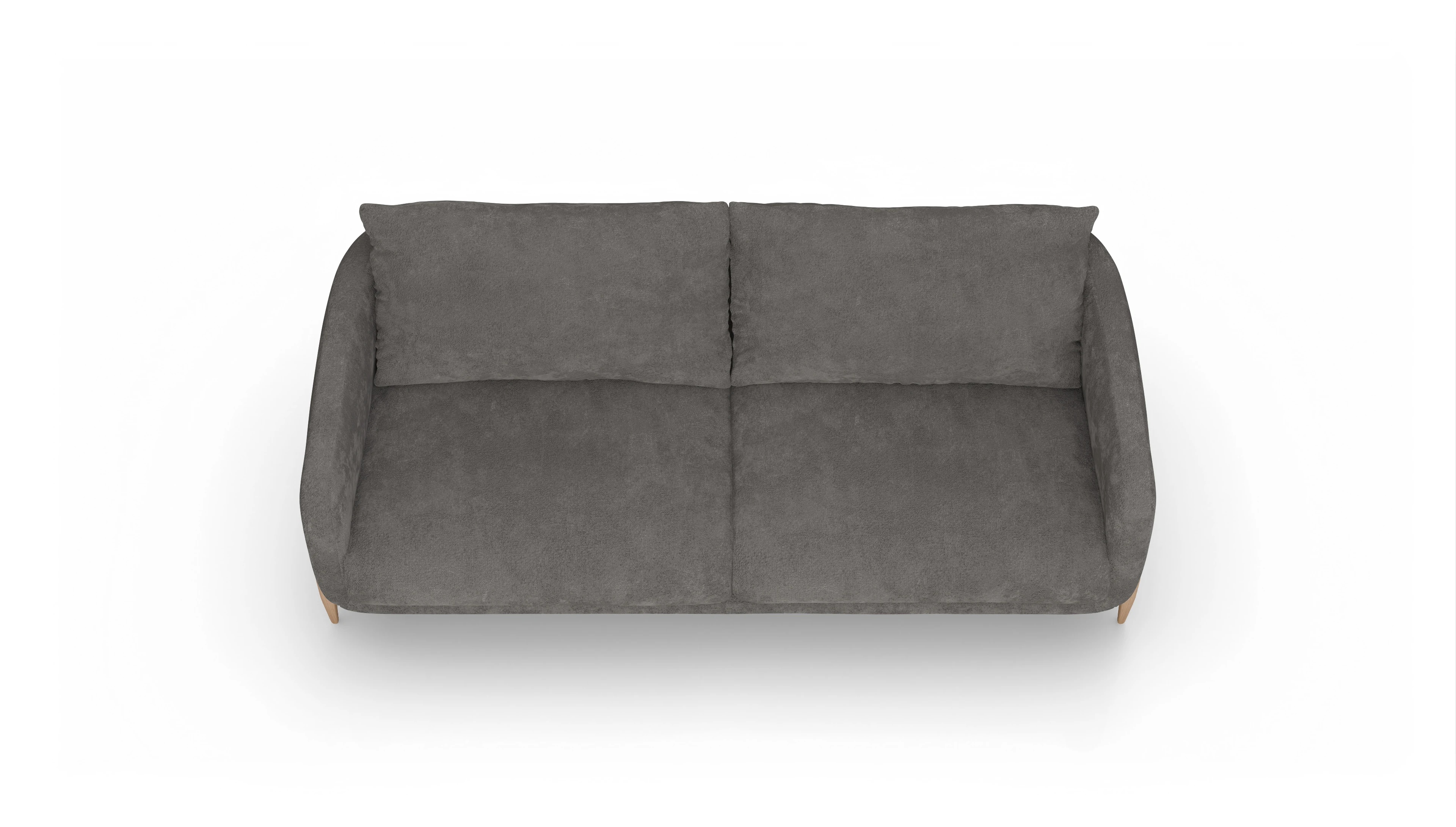 Ansicht des Produktes Iversen 3-Sitzer in Stoff grau