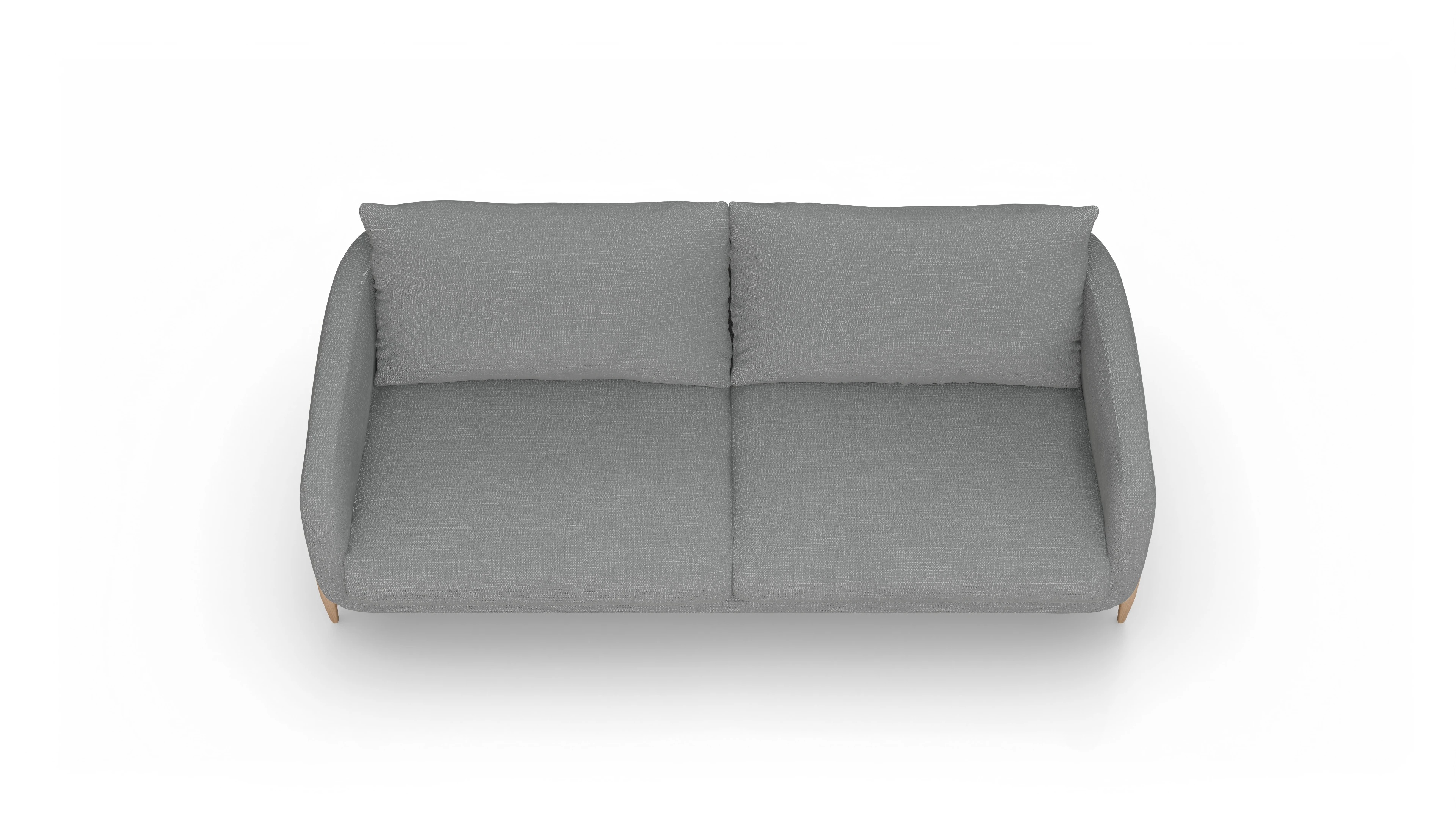 Ansicht des Produktes Iversen 3-Sitzer in Stoff grau