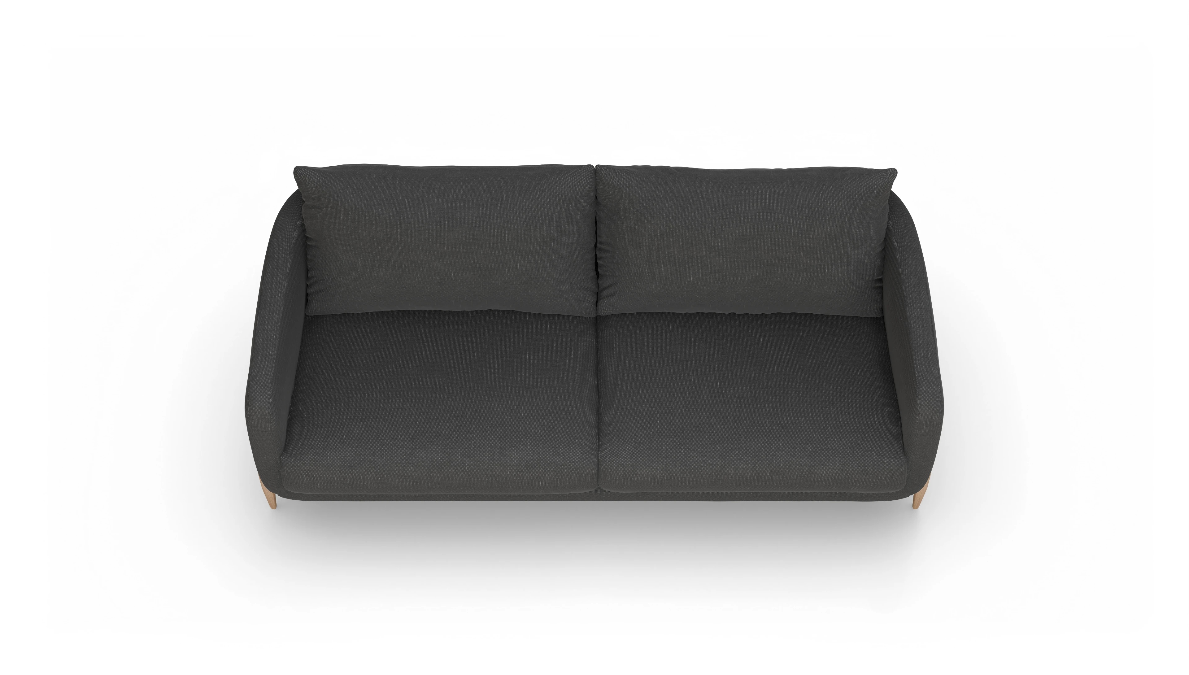 Ansicht des Produktes Iversen 3-Sitzer in Stoff grau