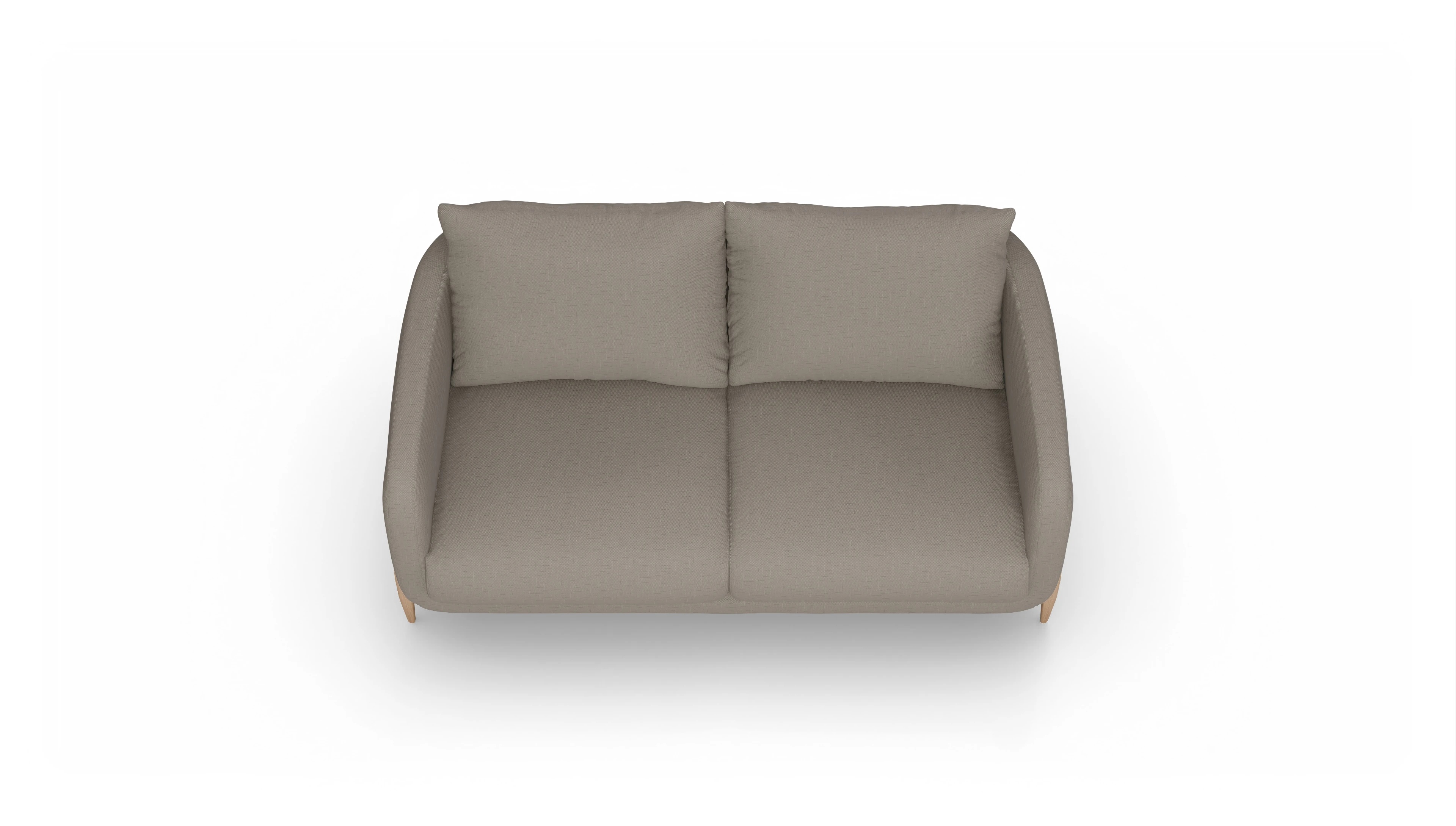 Ansicht des Produktes Iversen 2-Sitzer in Stoff beige