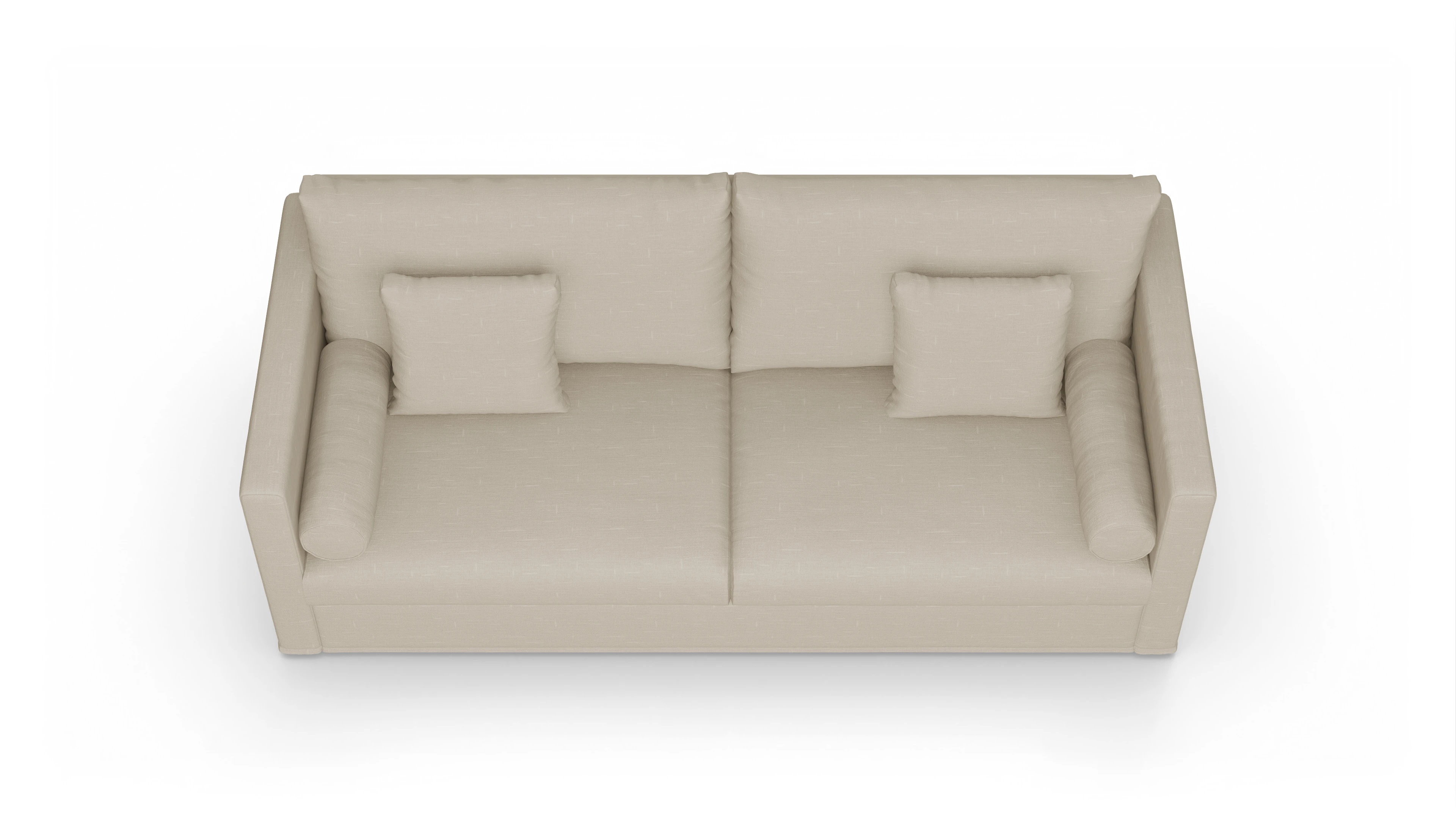 Ansicht des Produktes Vadena 3-Sitzer in Stoff beige