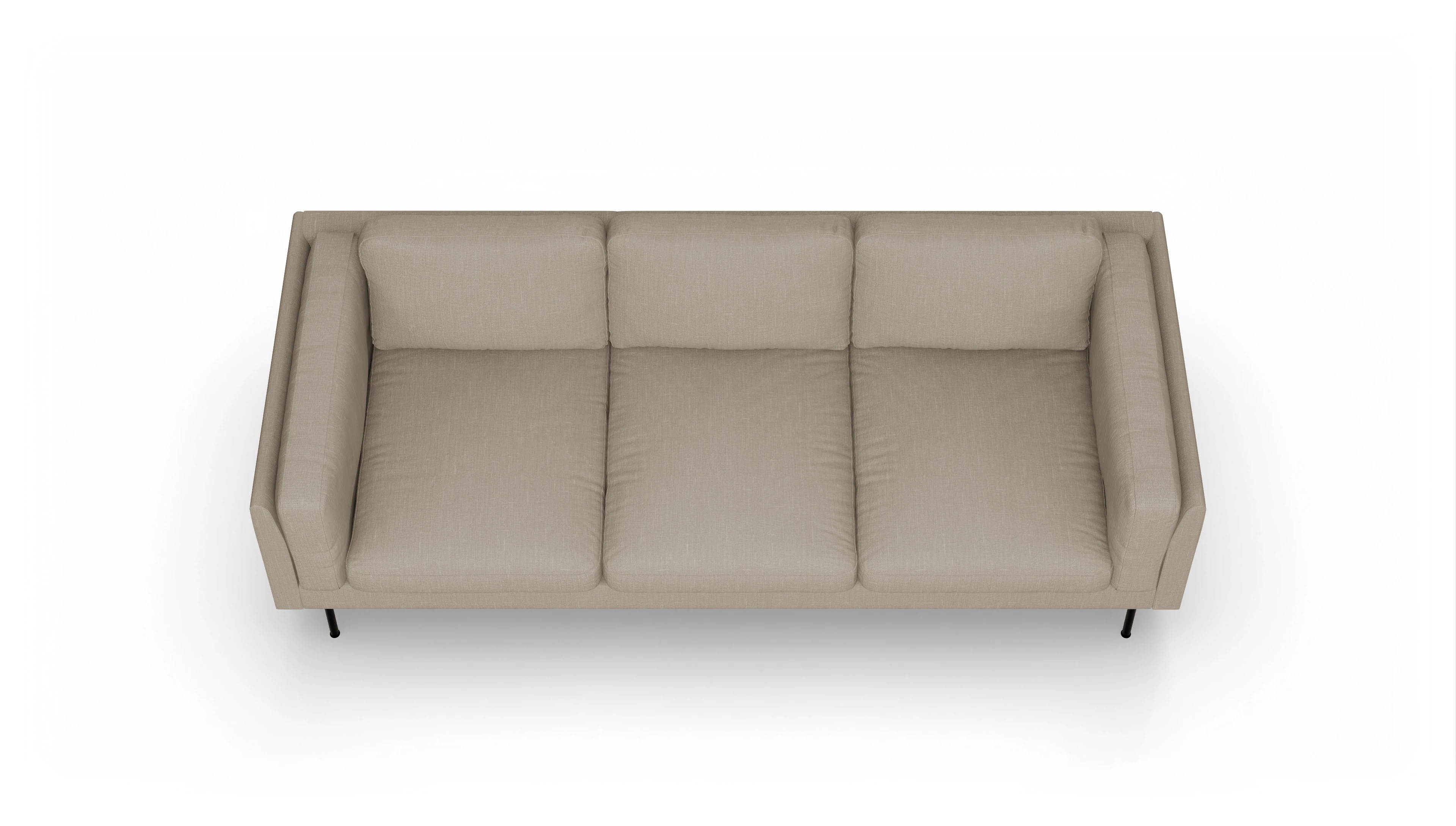 Ansicht des Produktes Henriksen 3,5-Sitzer in Stoff beige