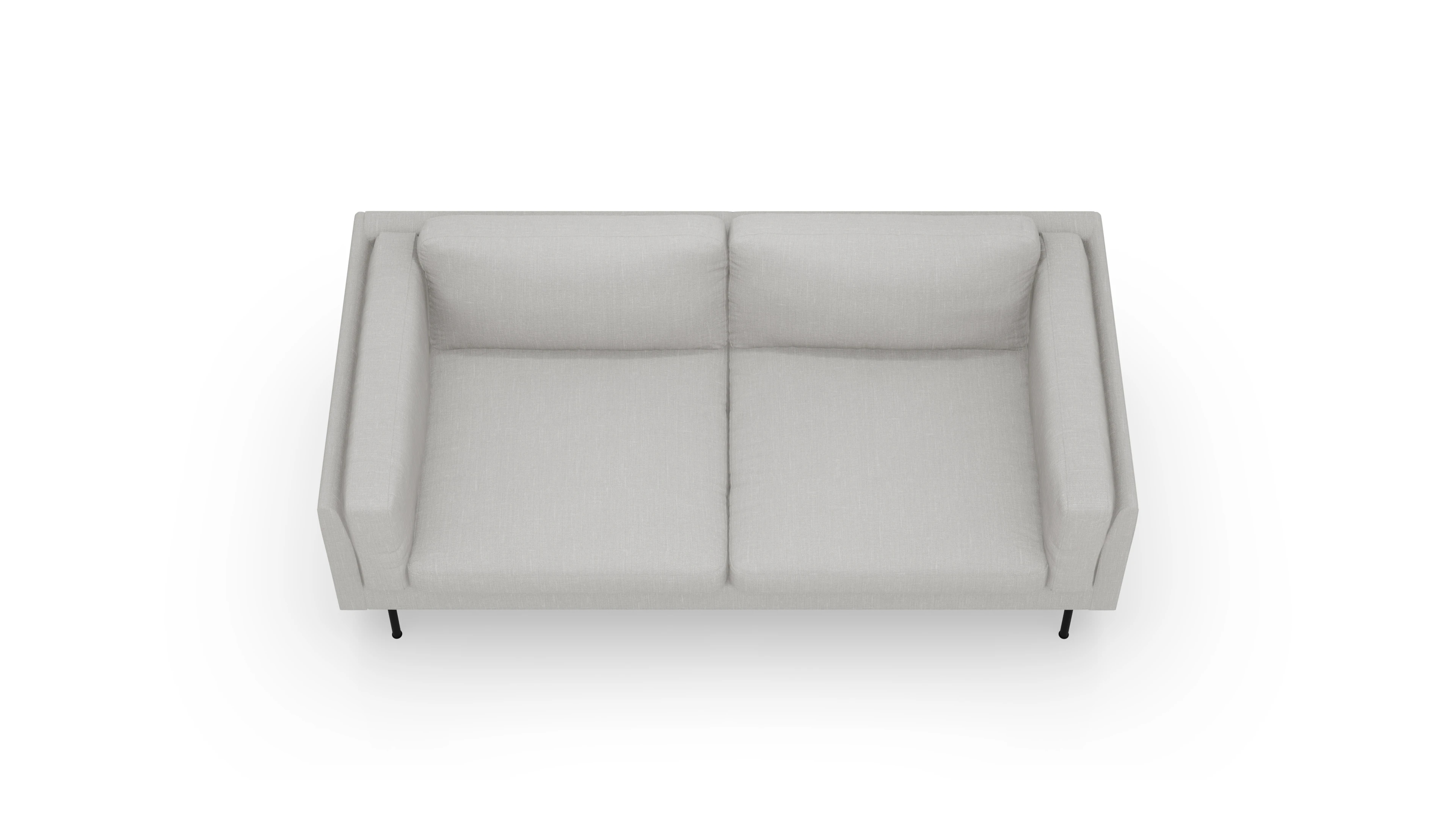 Ansicht des Produktes Henriksen 3-Sitzer in Stoff grau