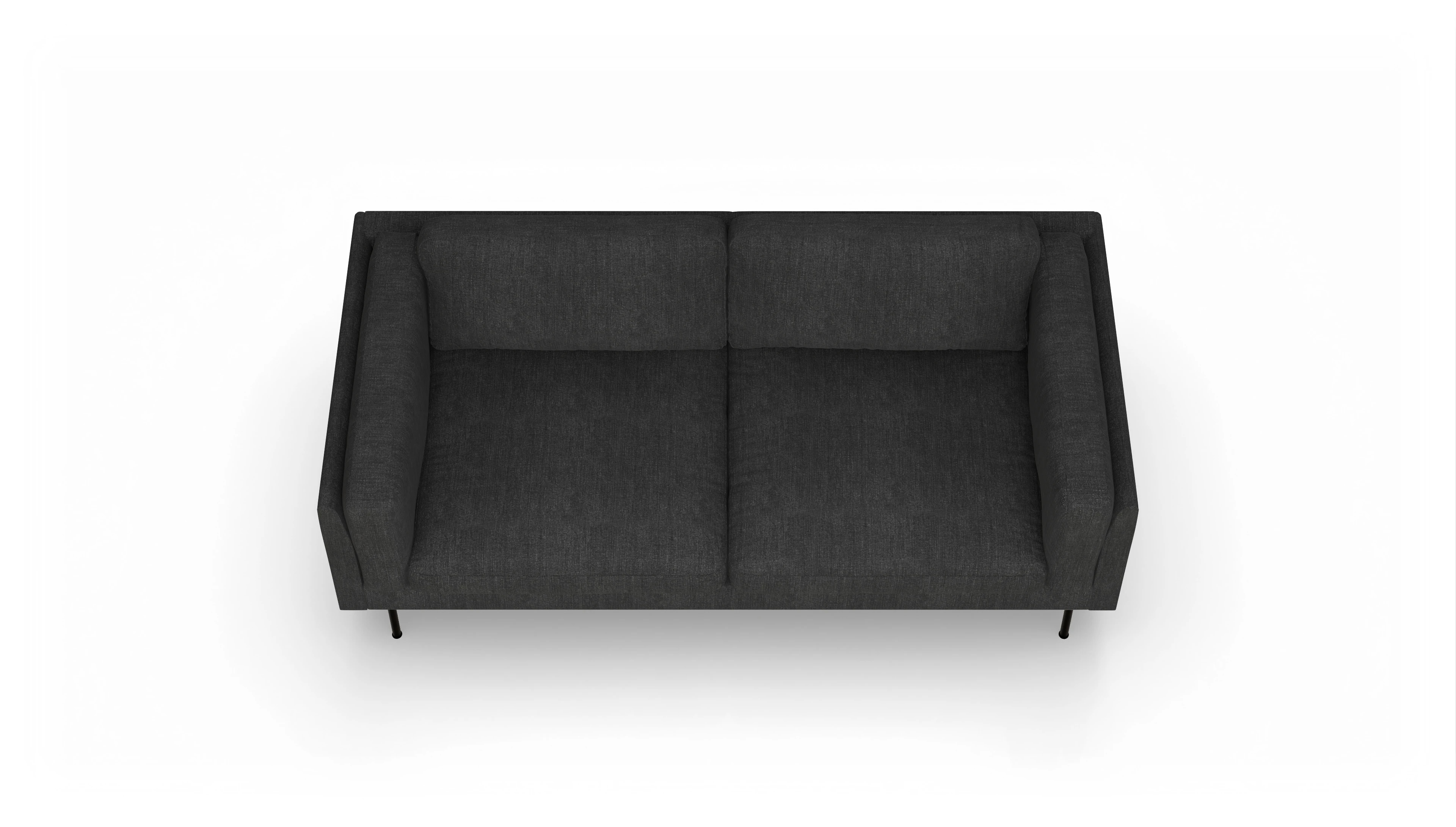 Ansicht des Produktes Henriksen 3-Sitzer in Stoff schwarz