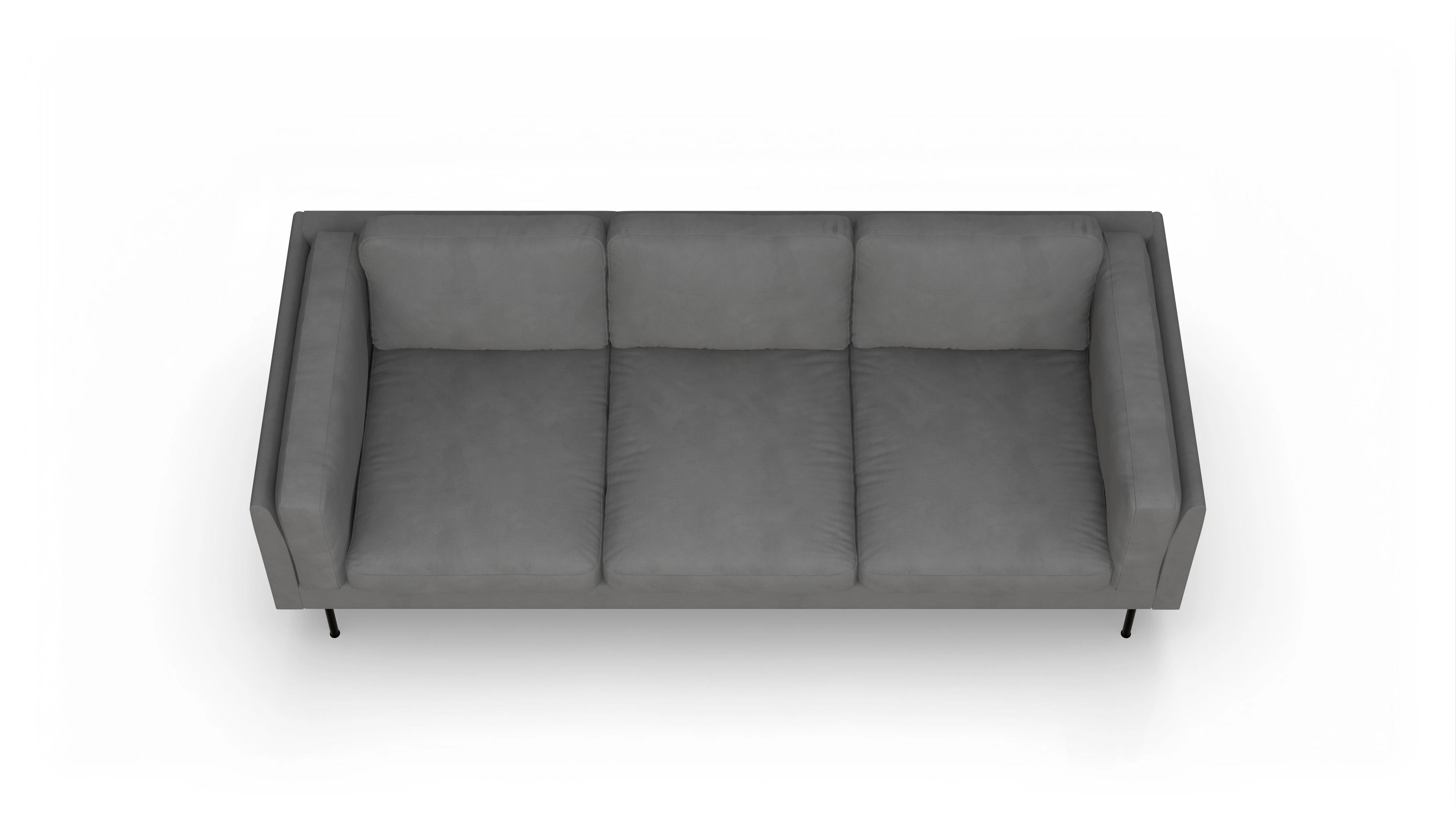 Ansicht des Produktes Henriksen 3,5-Sitzer in Stoff grau