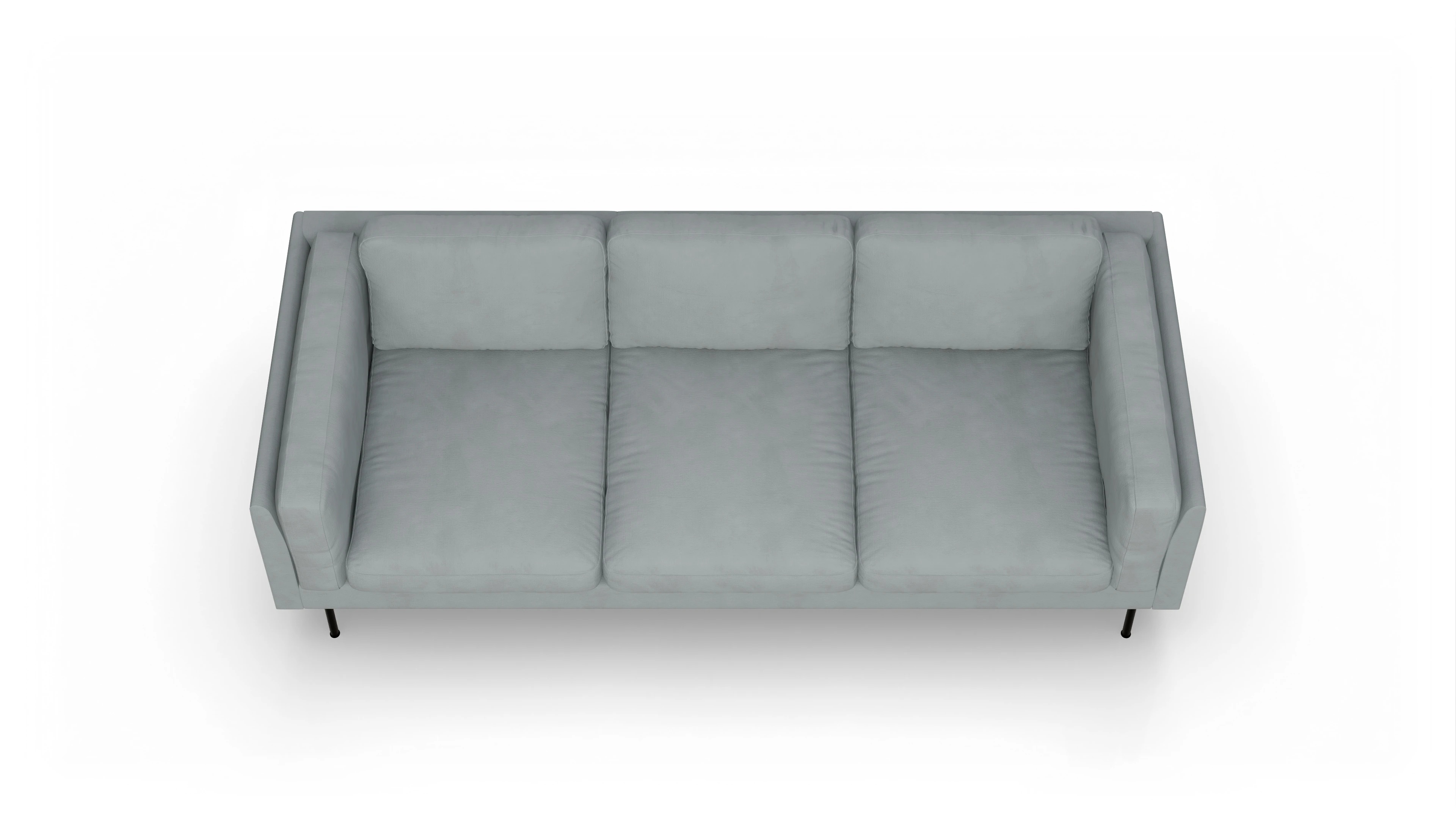 Ansicht des Produktes Henriksen 3,5-Sitzer in Stoff grau