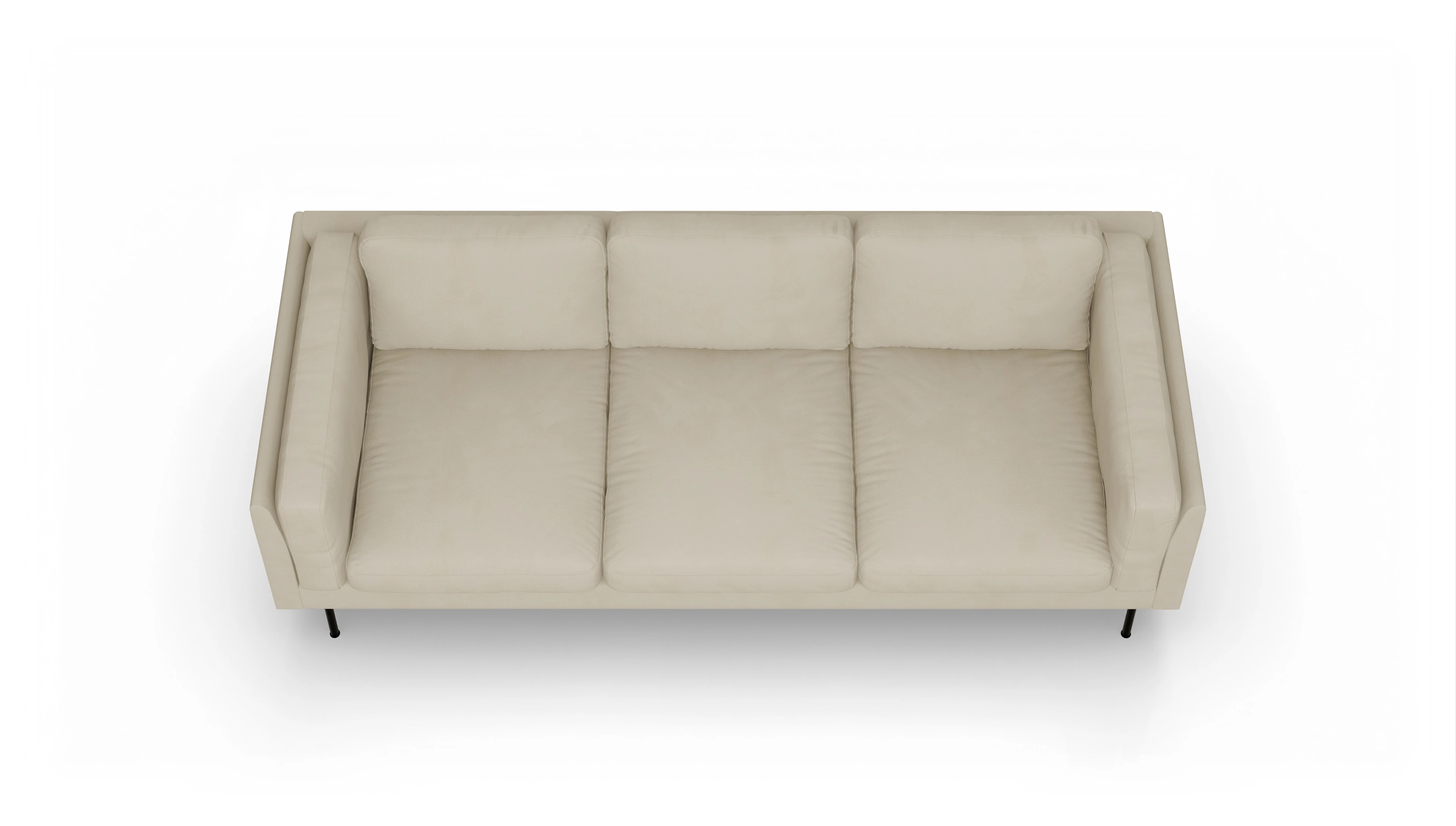 Ansicht des Produktes Henriksen 3,5-Sitzer in Stoff beige