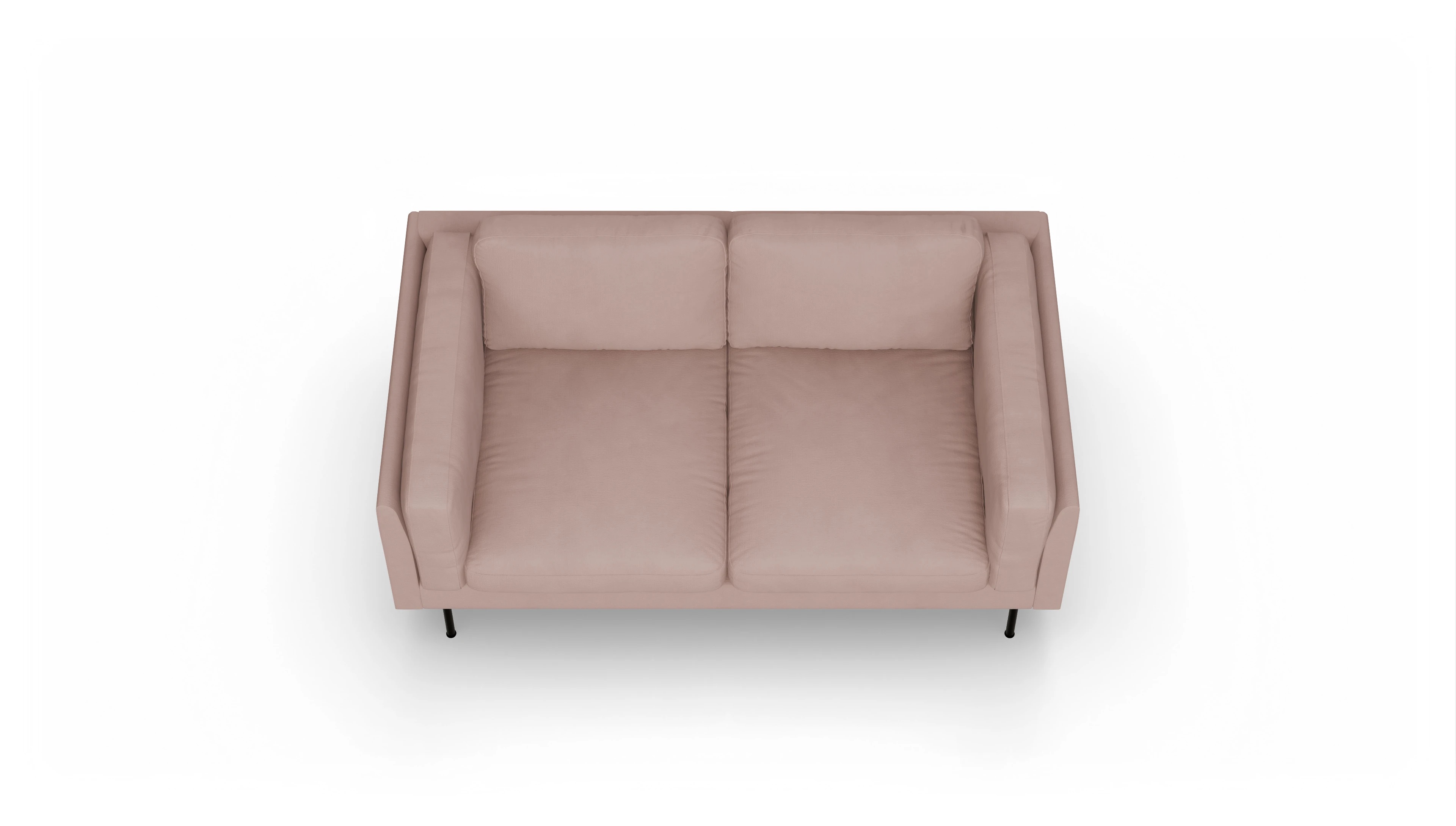 Ansicht des Produktes Henriksen 2-Sitzer in Stoff rot