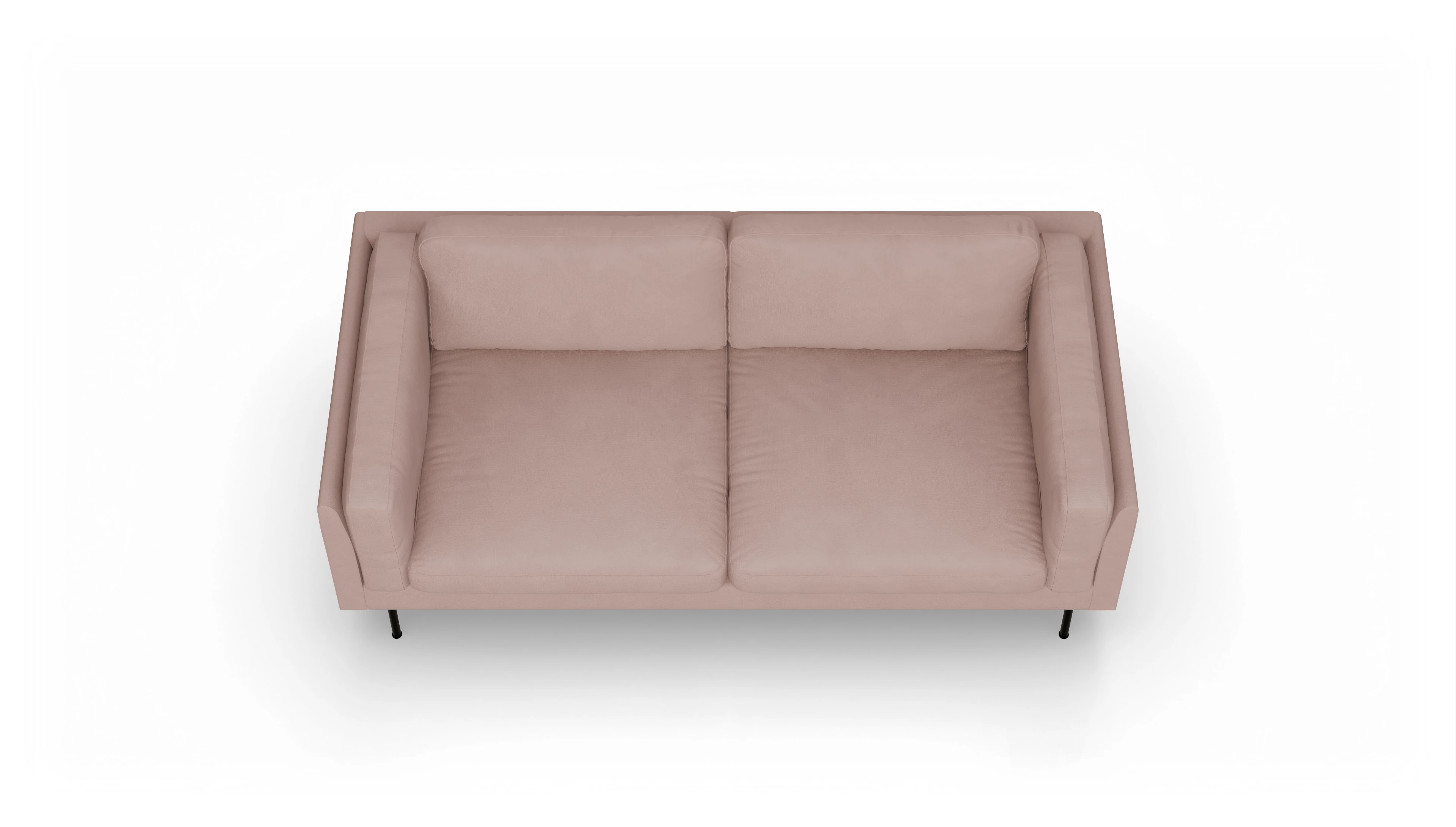 Ansicht des Produktes Henriksen 3-Sitzer in Stoff rot