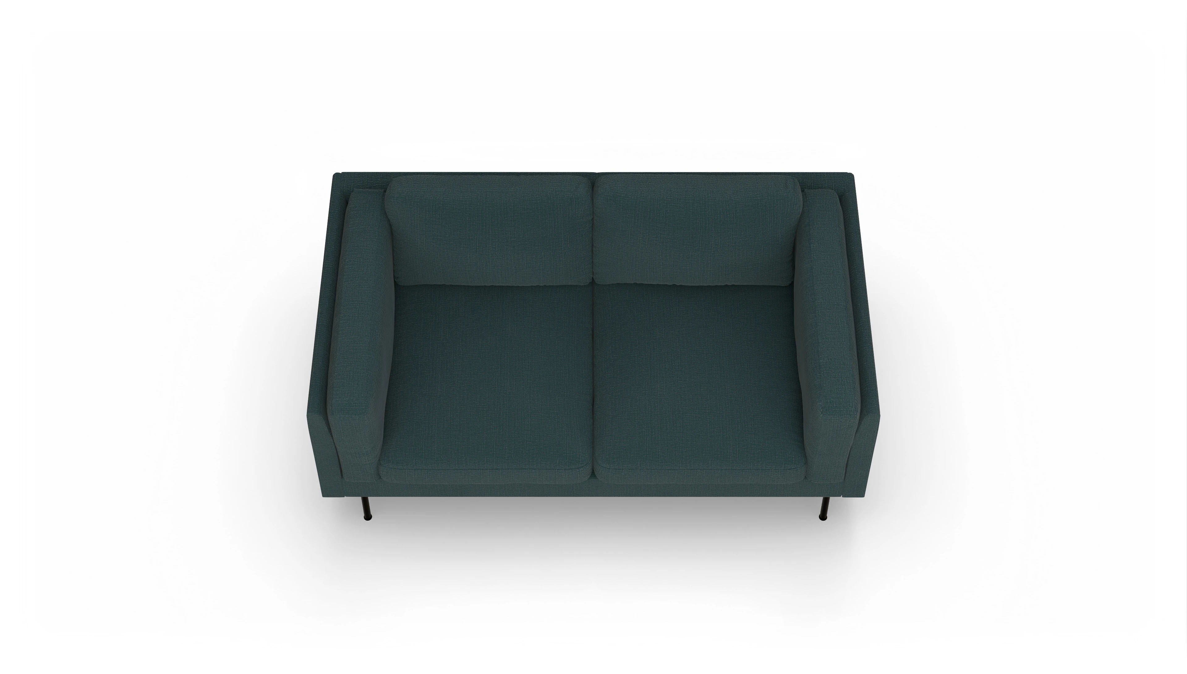 Ansicht des Produktes Henriksen 2-Sitzer in Stoff blau