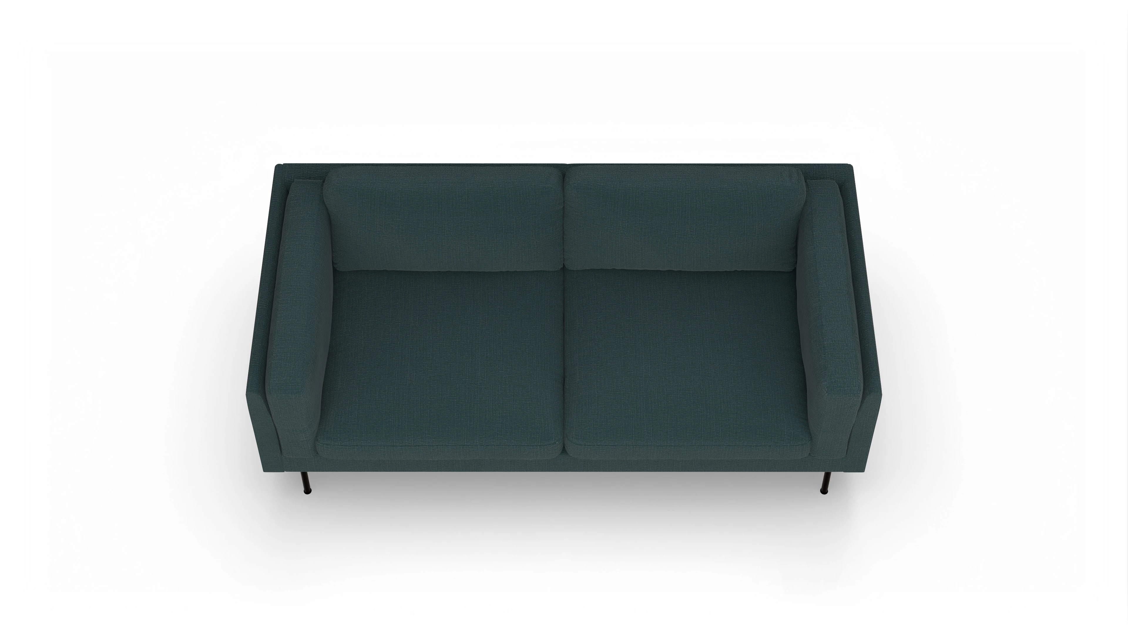 Ansicht des Produktes Henriksen 3-Sitzer in Stoff blau