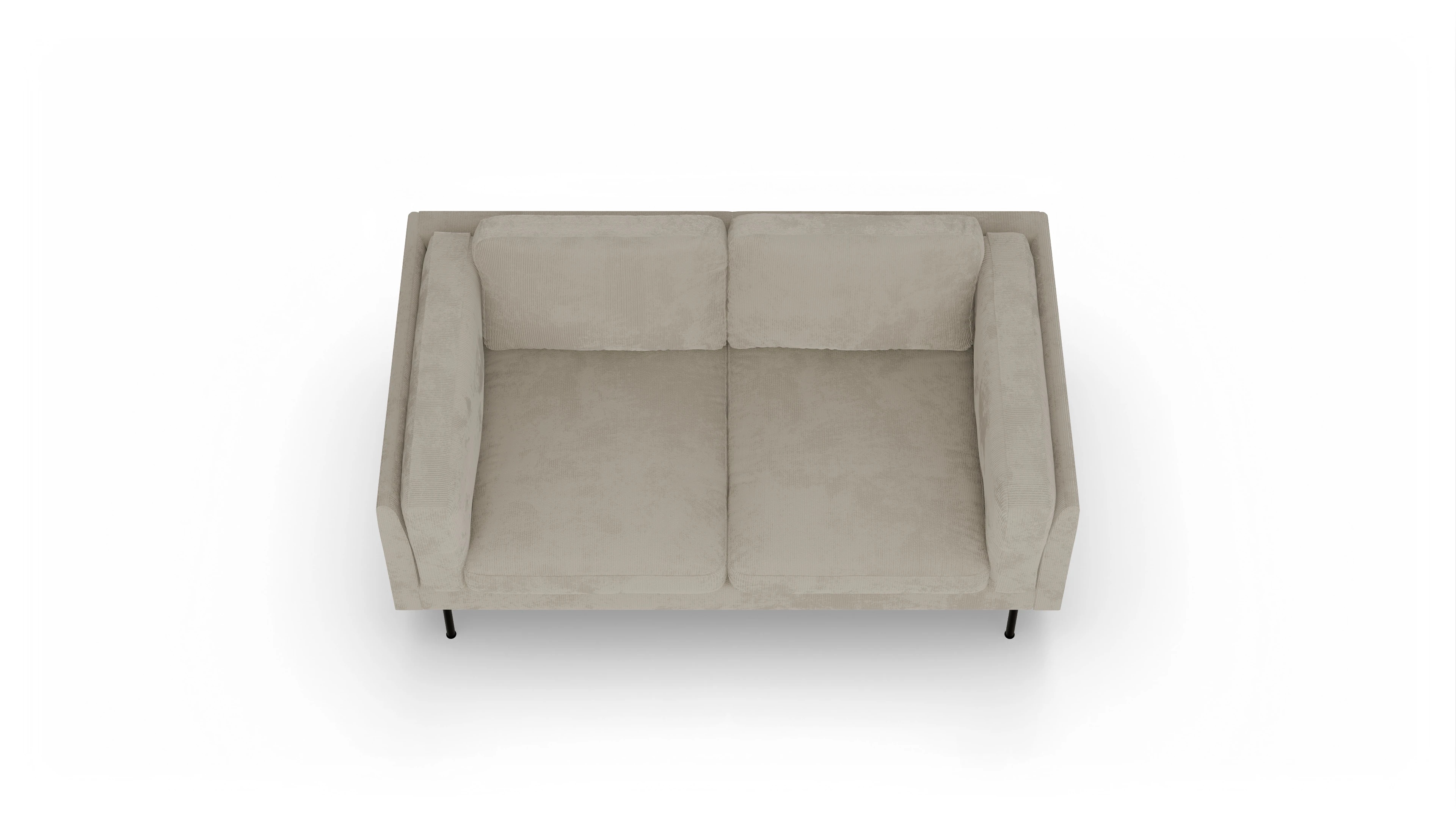 Ansicht des Produktes Henriksen 2-Sitzer in Cord beige