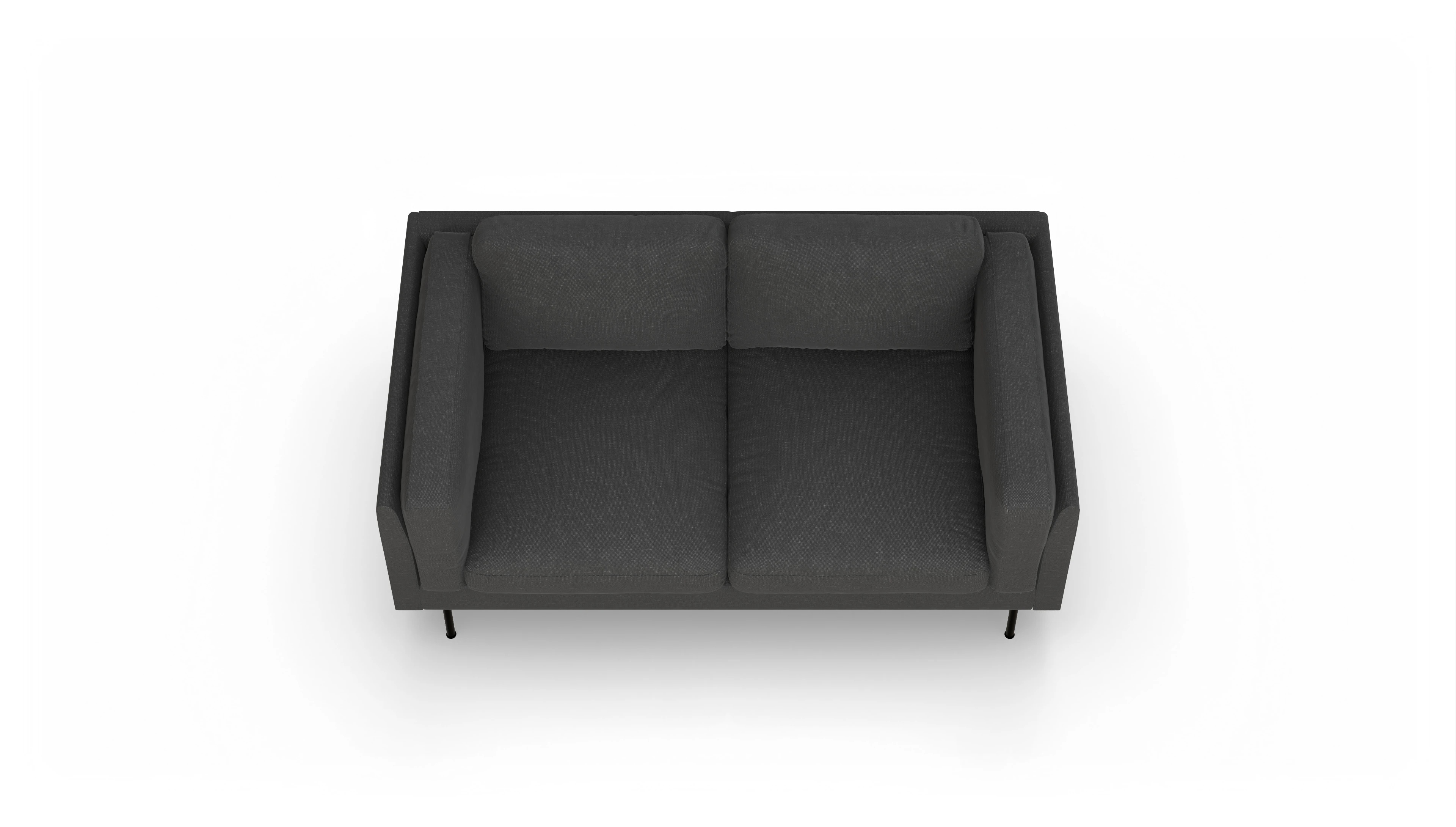 Ansicht des Produktes Henriksen 2-Sitzer in Stoff grau