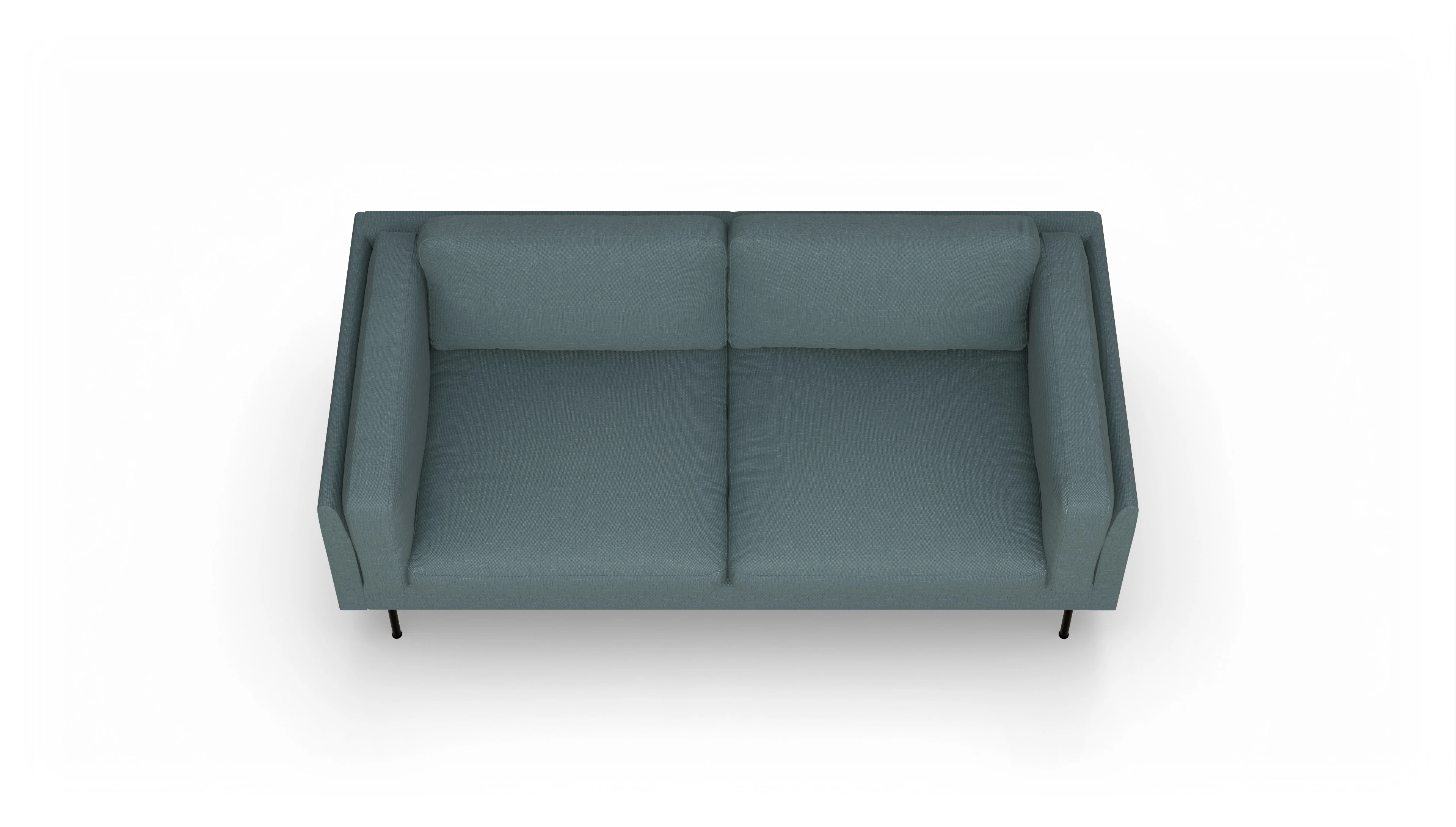 Ansicht des Produktes Henriksen 3-Sitzer in Stoff blau