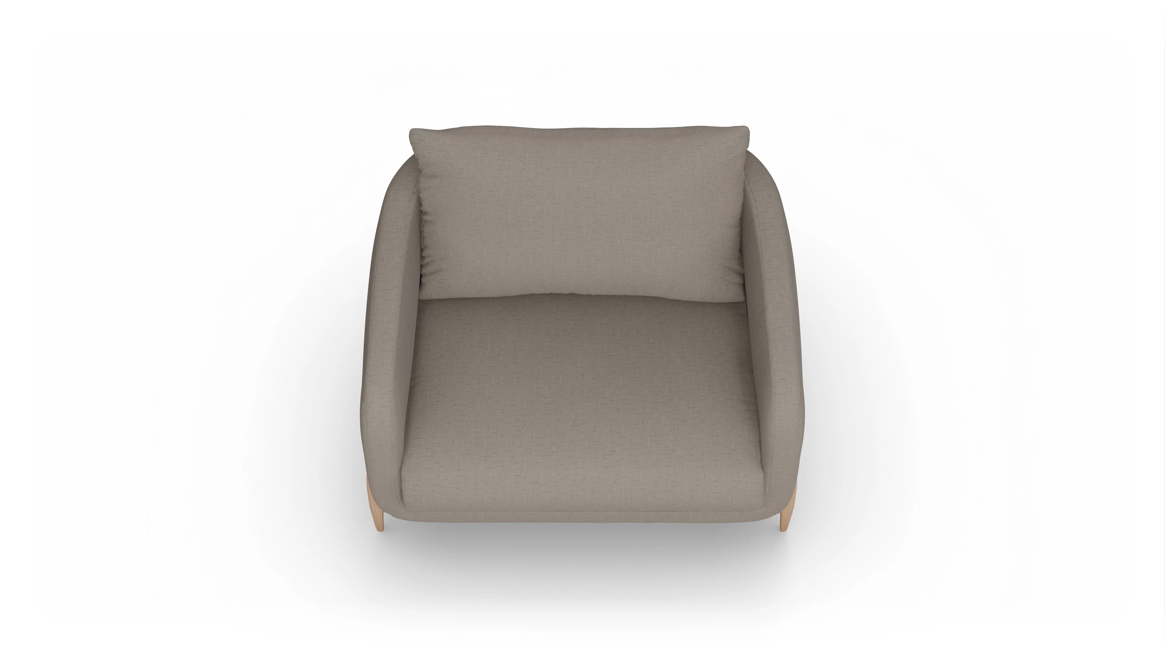 Ansicht des Produktes Iversen Sessel in Stoff beige