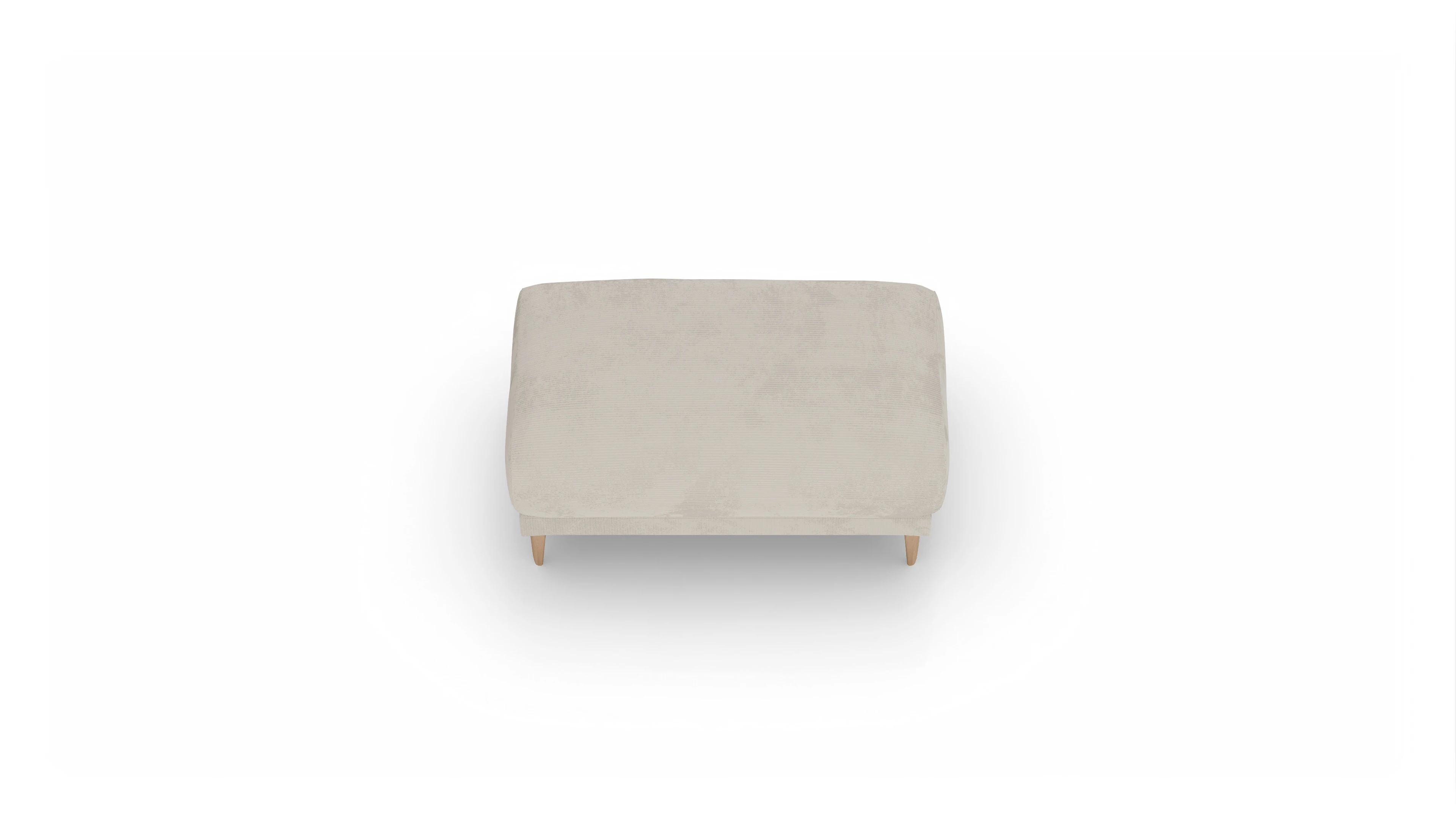 Ansicht des Produktes Iversen Hocker in Cord weiß