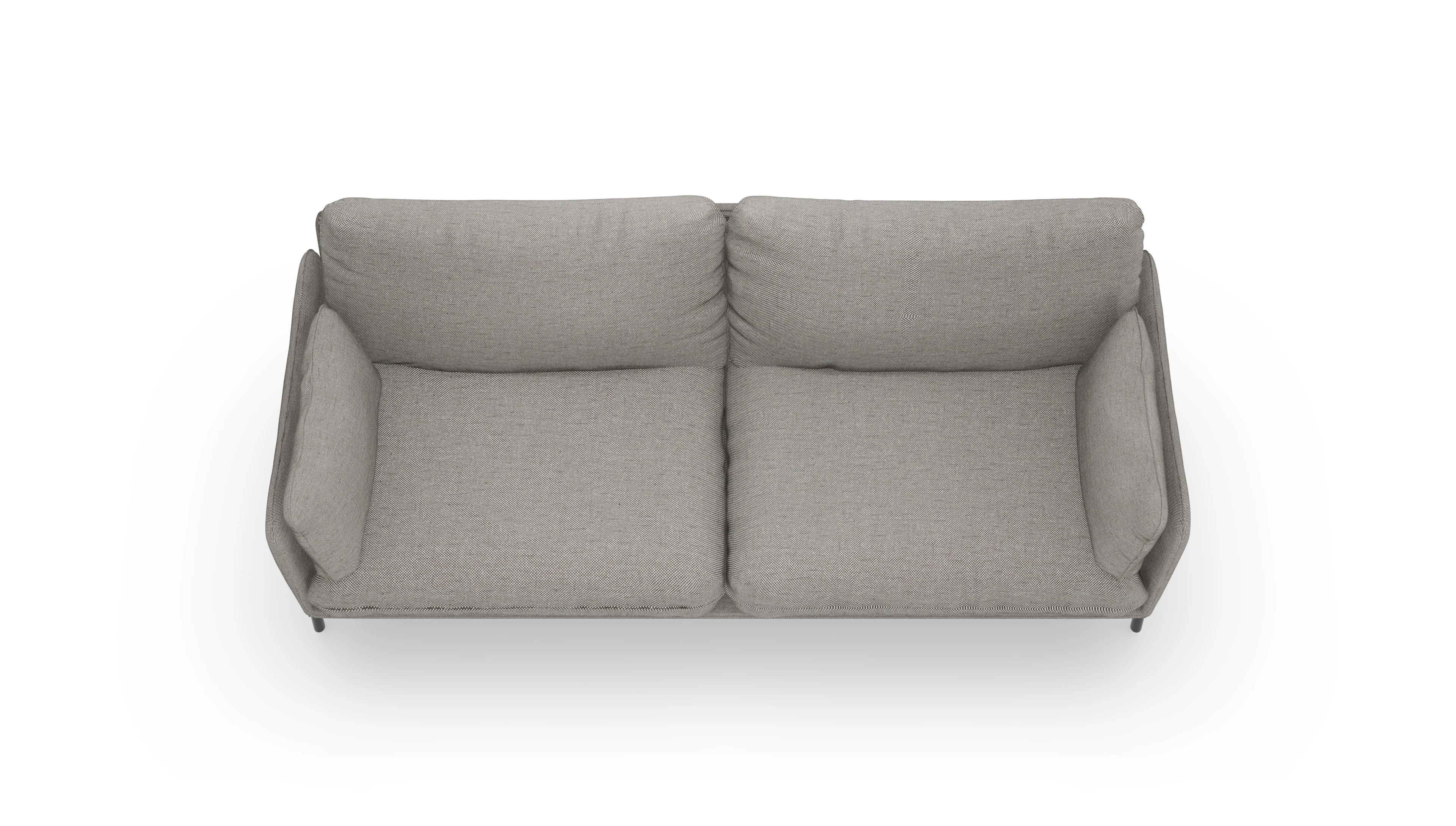Stoffsofa Crimora Ansicht des Produktes Crimora 3-Sitzer in Stoff beige