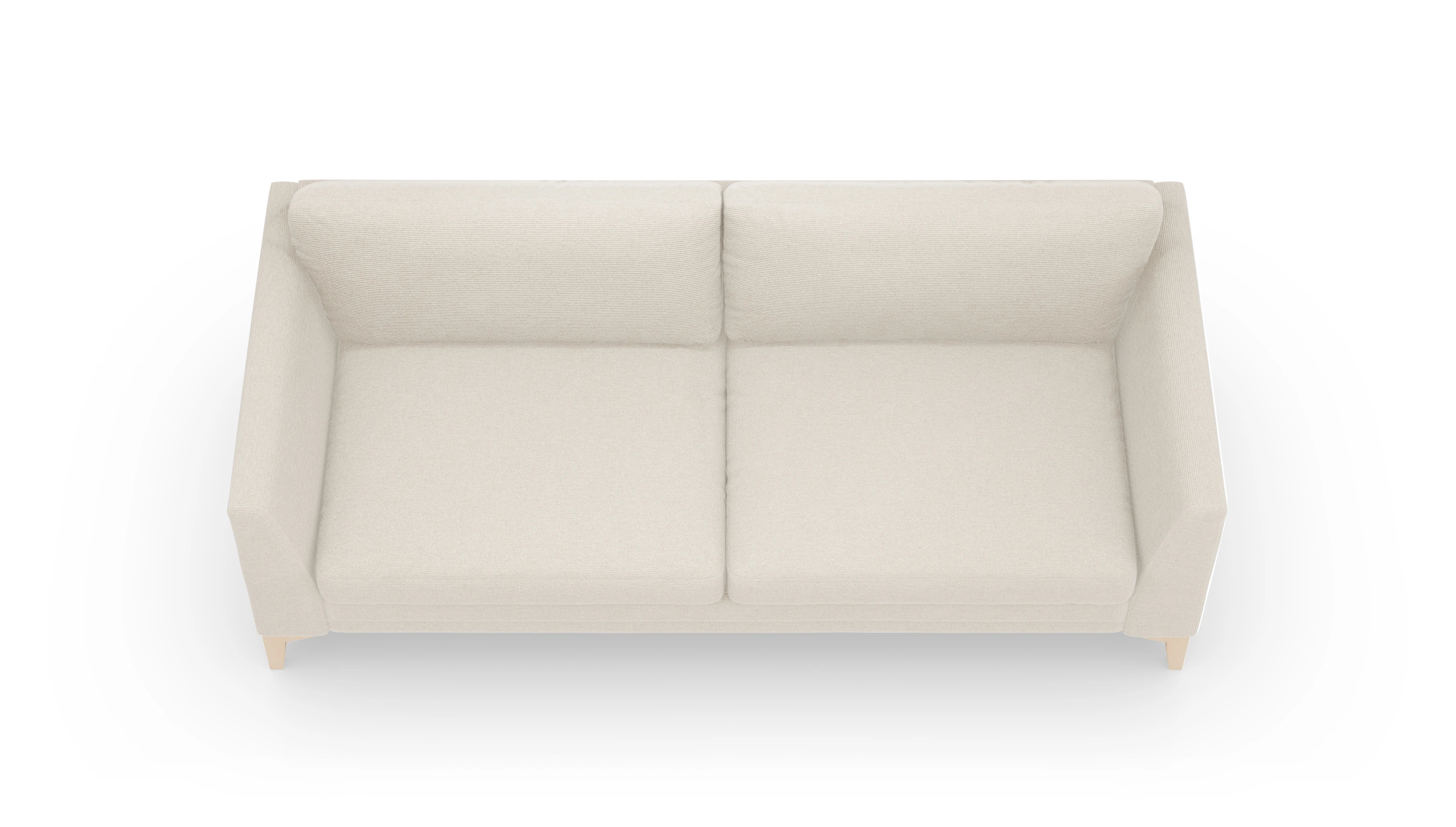 Ansicht des Produktes Fairfield 3-Sitzer in Stoff weiß