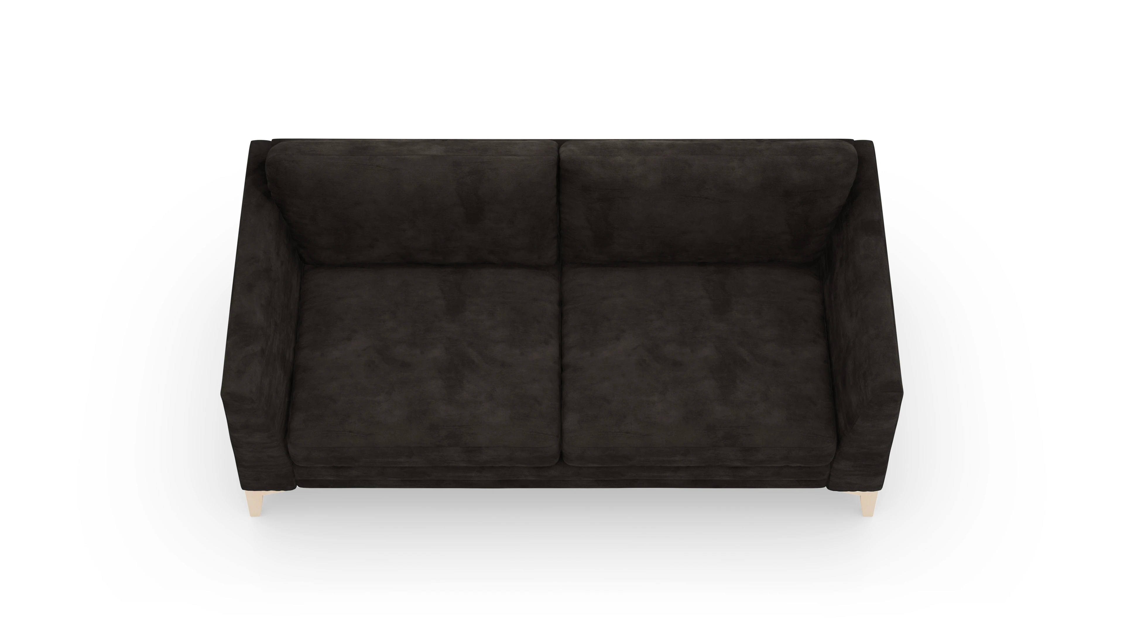Stoffsofa Fairfield Ansicht des Produktes Fairfield 2,5-Sitzer in Samt braun