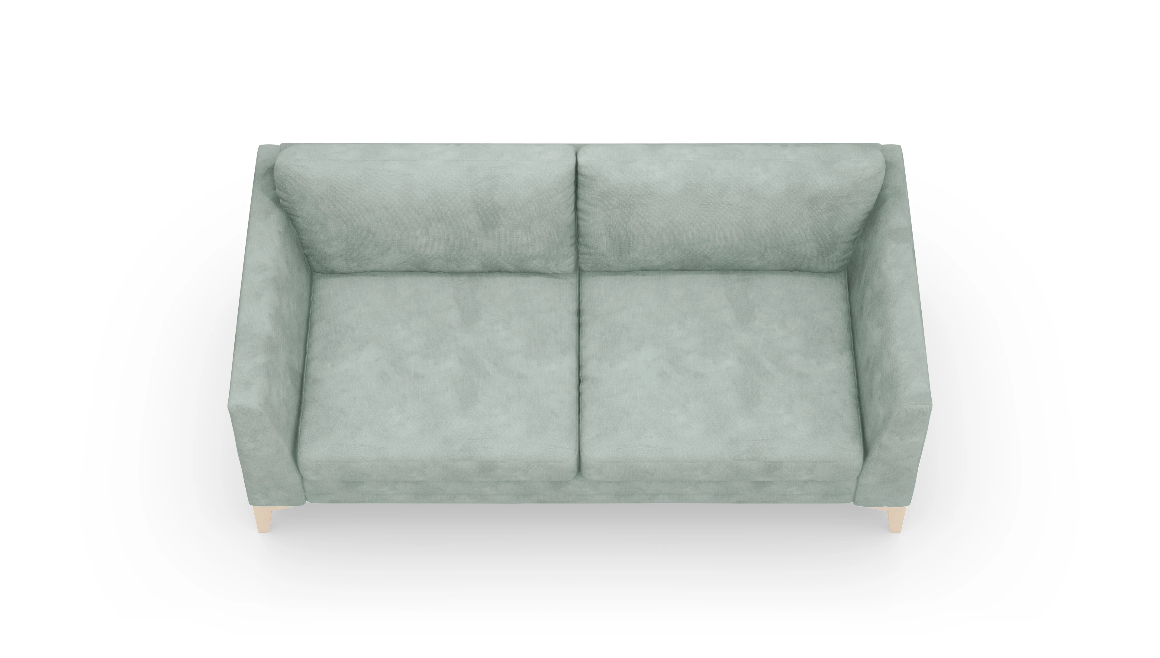 Stoffsofa Fairfield Ansicht des Produktes Fairfield 2,5-Sitzer in Samt blau