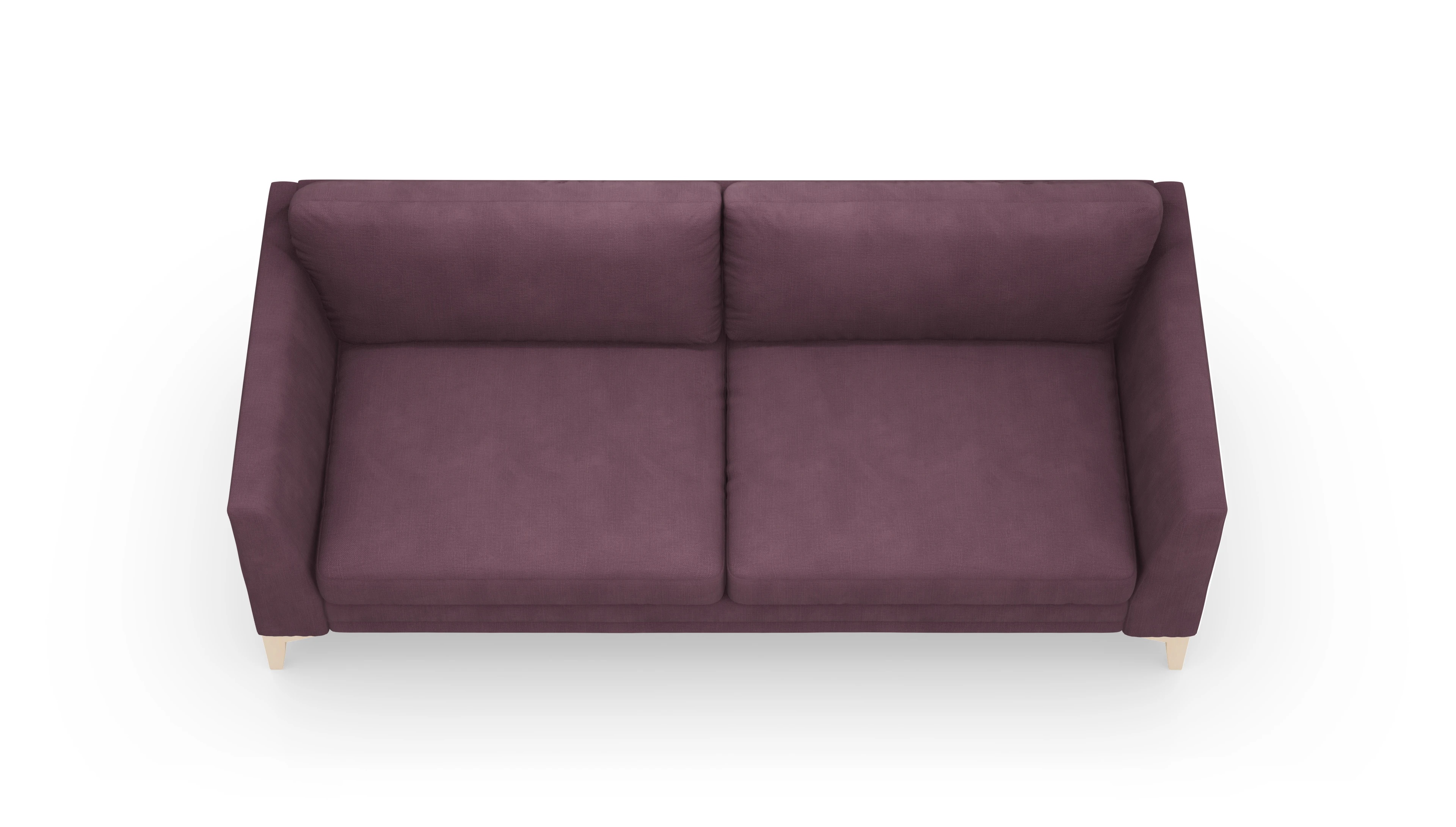 Ansicht des Produktes Fairfield 3-Sitzer in Samt rot