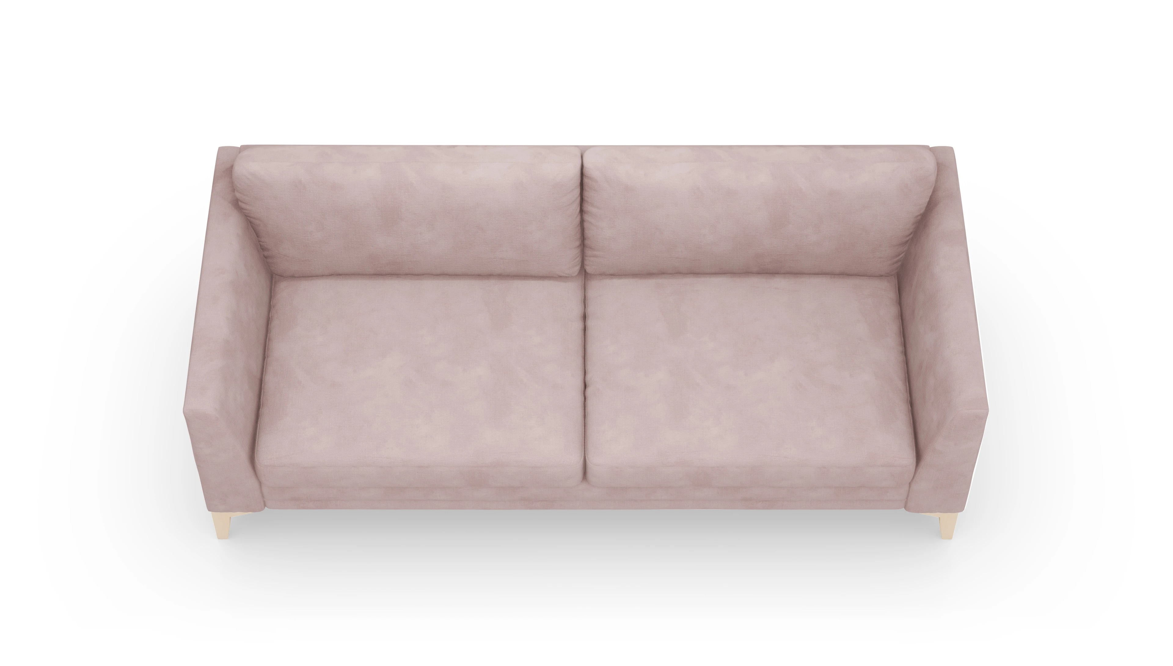 Stoffsofa Fairfield Ansicht des Produktes Fairfield 3-Sitzer in Samt rot