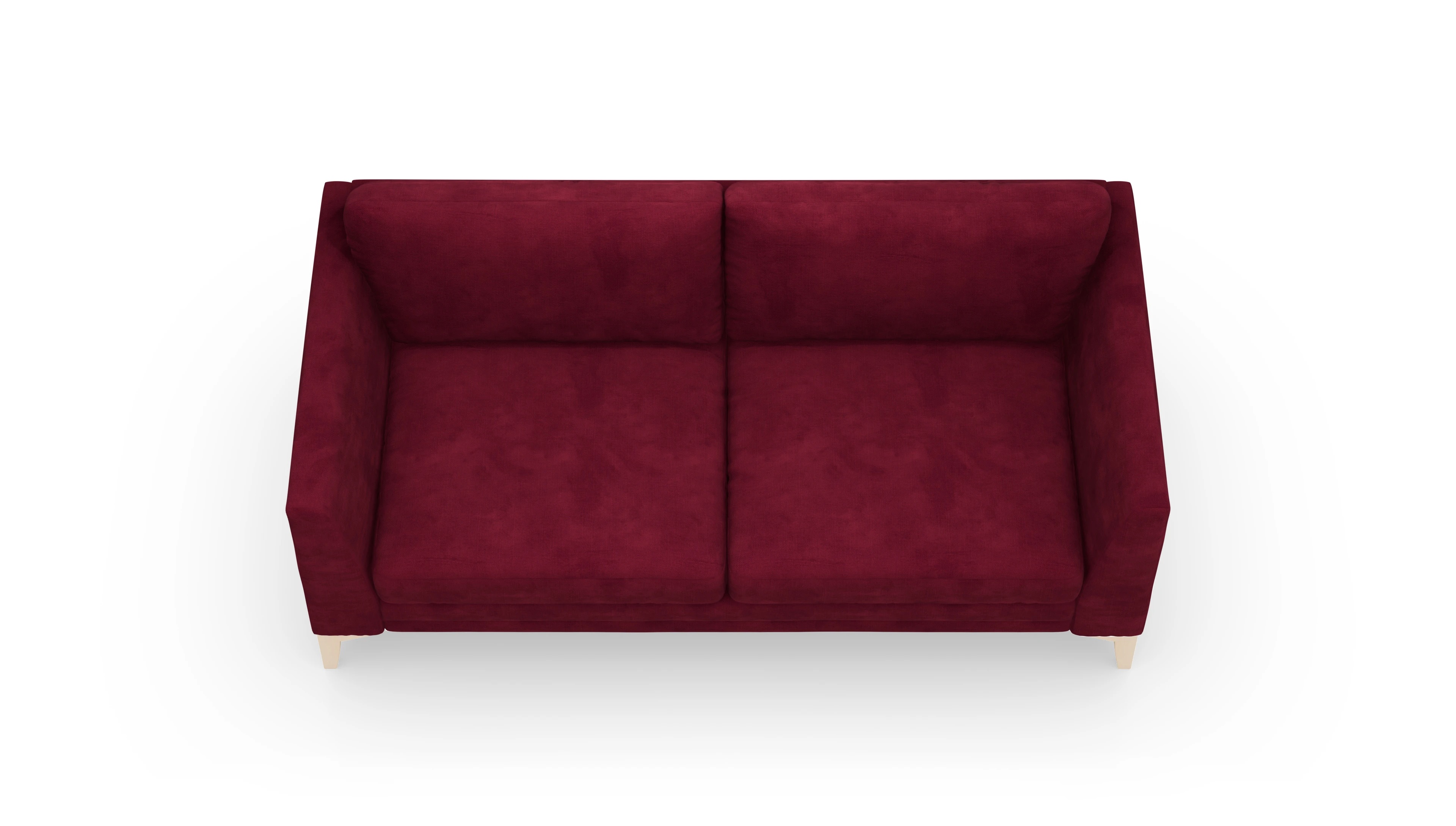 Ansicht des Produktes Fairfield 2,5-Sitzer in Samt rot