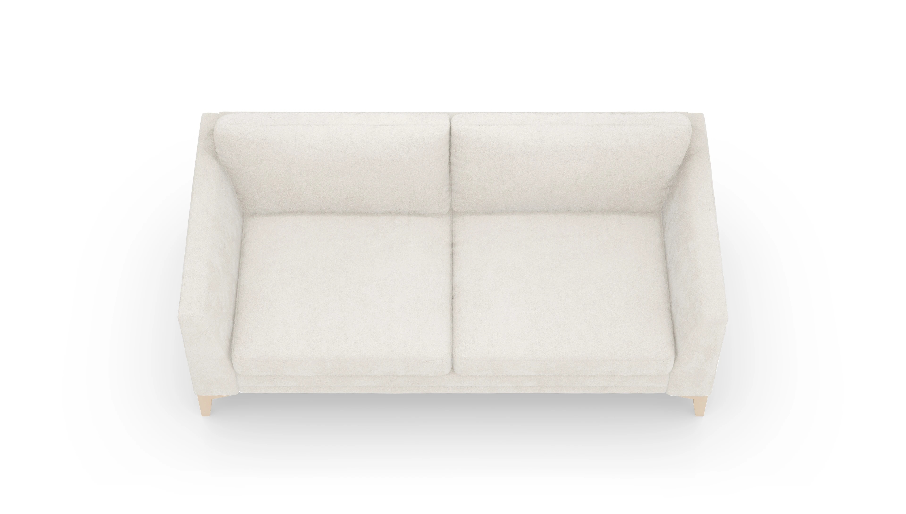 Ansicht des Produktes Fairfield 2,5-Sitzer in Stoff weiß