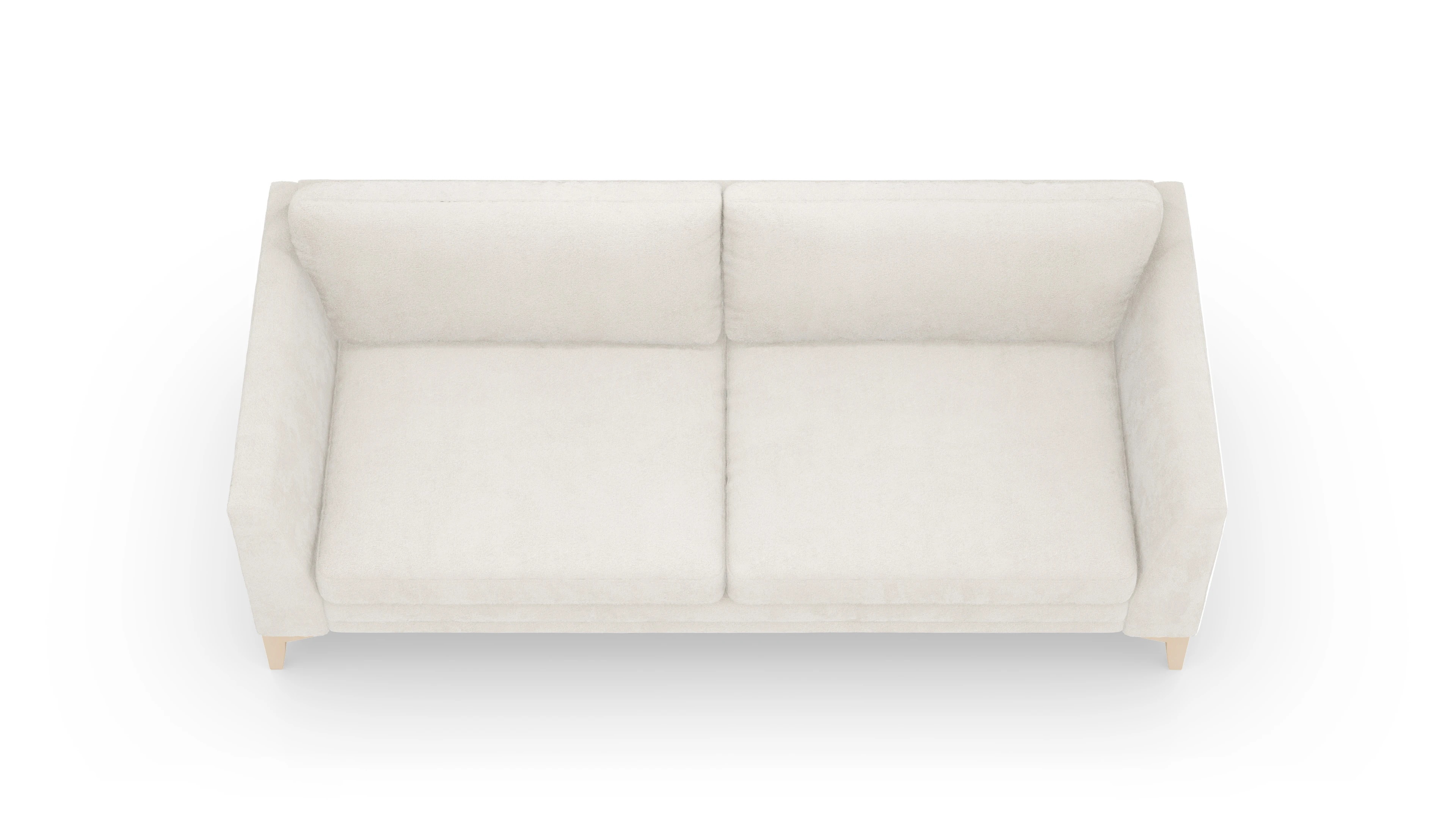 Stoffsofa Fairfield Ansicht des Produktes Fairfield 3-Sitzer in Stoff weiß