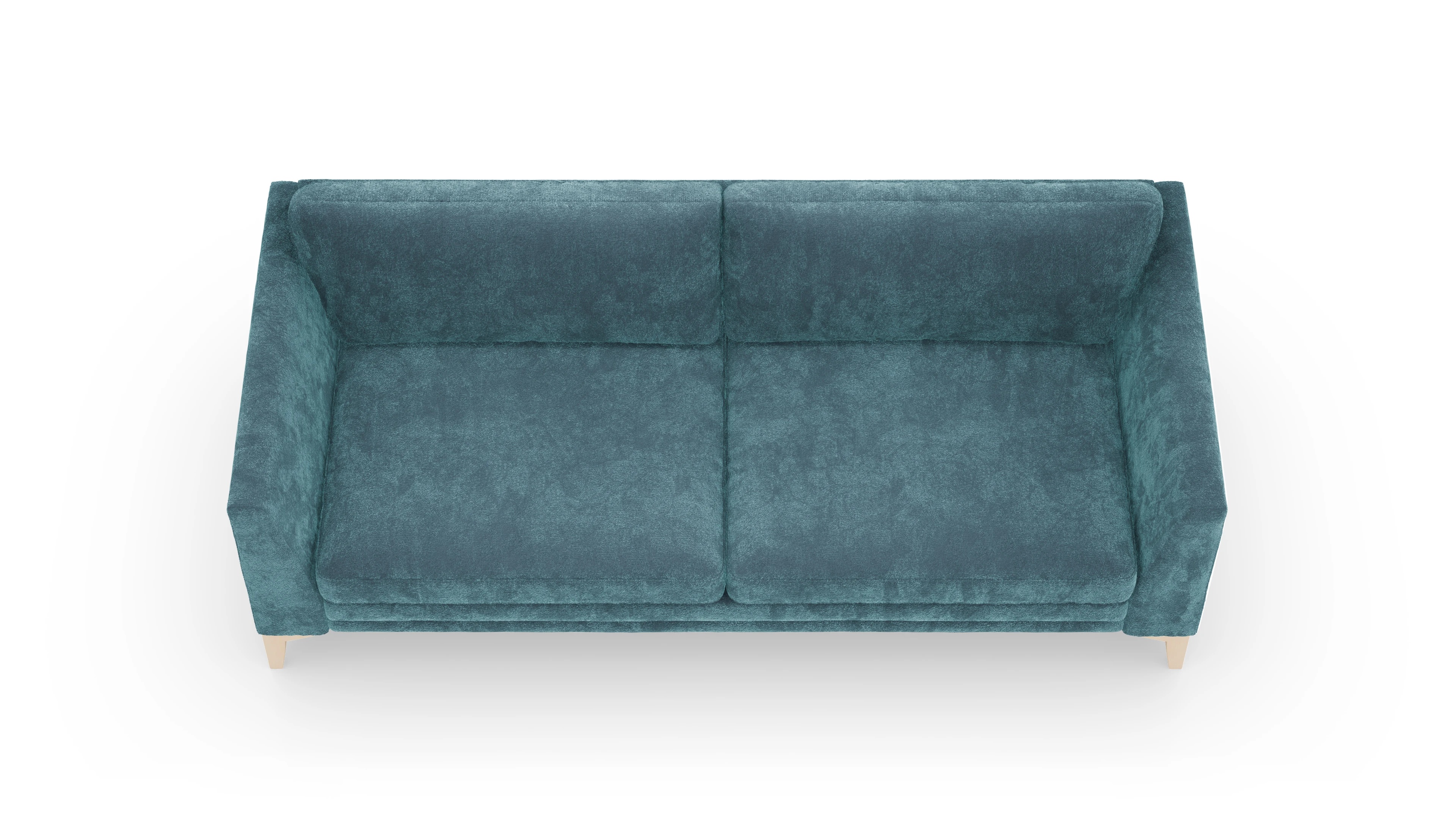 Stoffsofa Fairfield Ansicht des Produktes Fairfield 3-Sitzer in Stoff blau