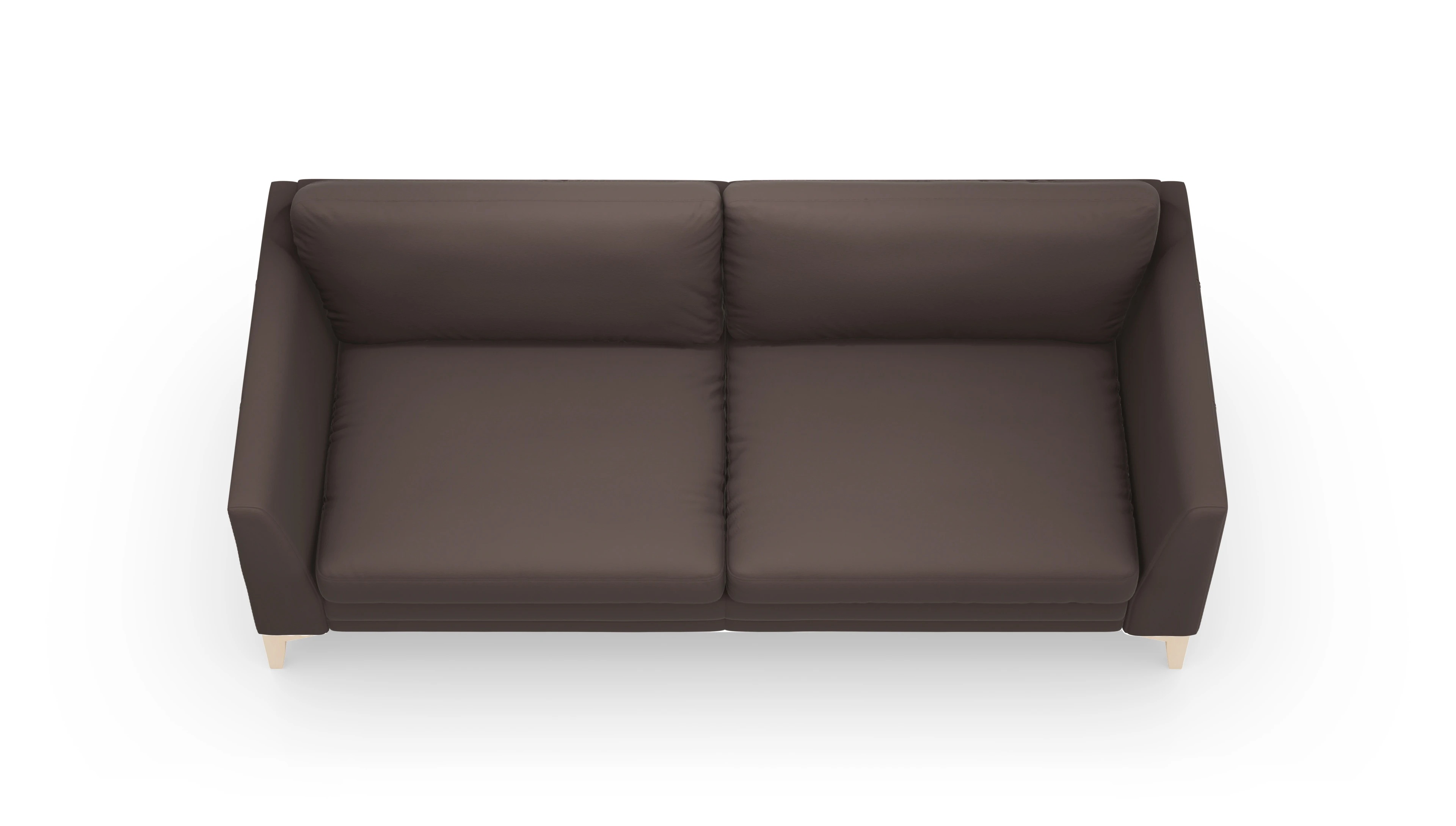 Ansicht des Produktes Fairfield 3-Sitzer in Leder braun