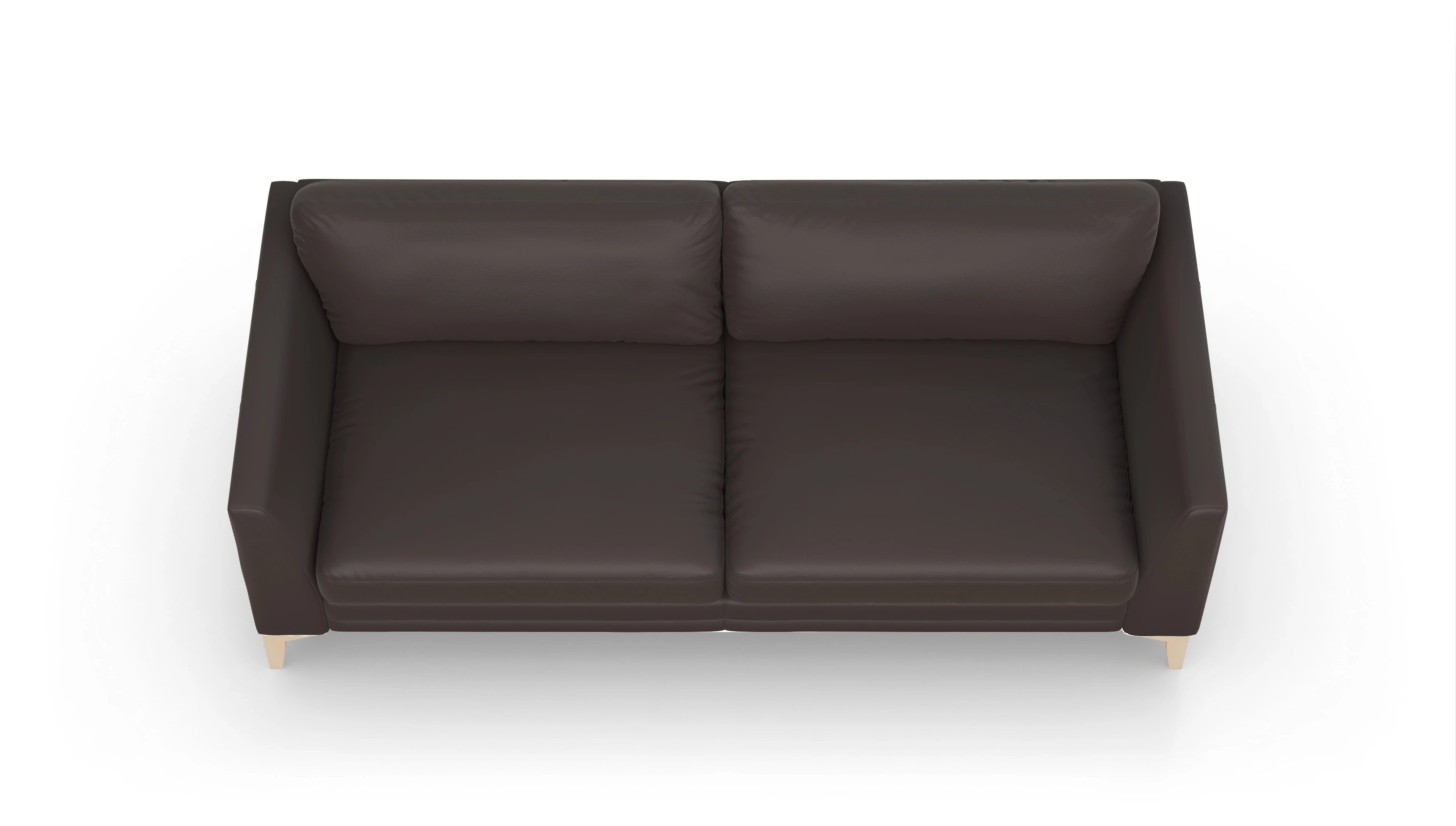 Ansicht des Produktes Fairfield 3-Sitzer in Leder grau