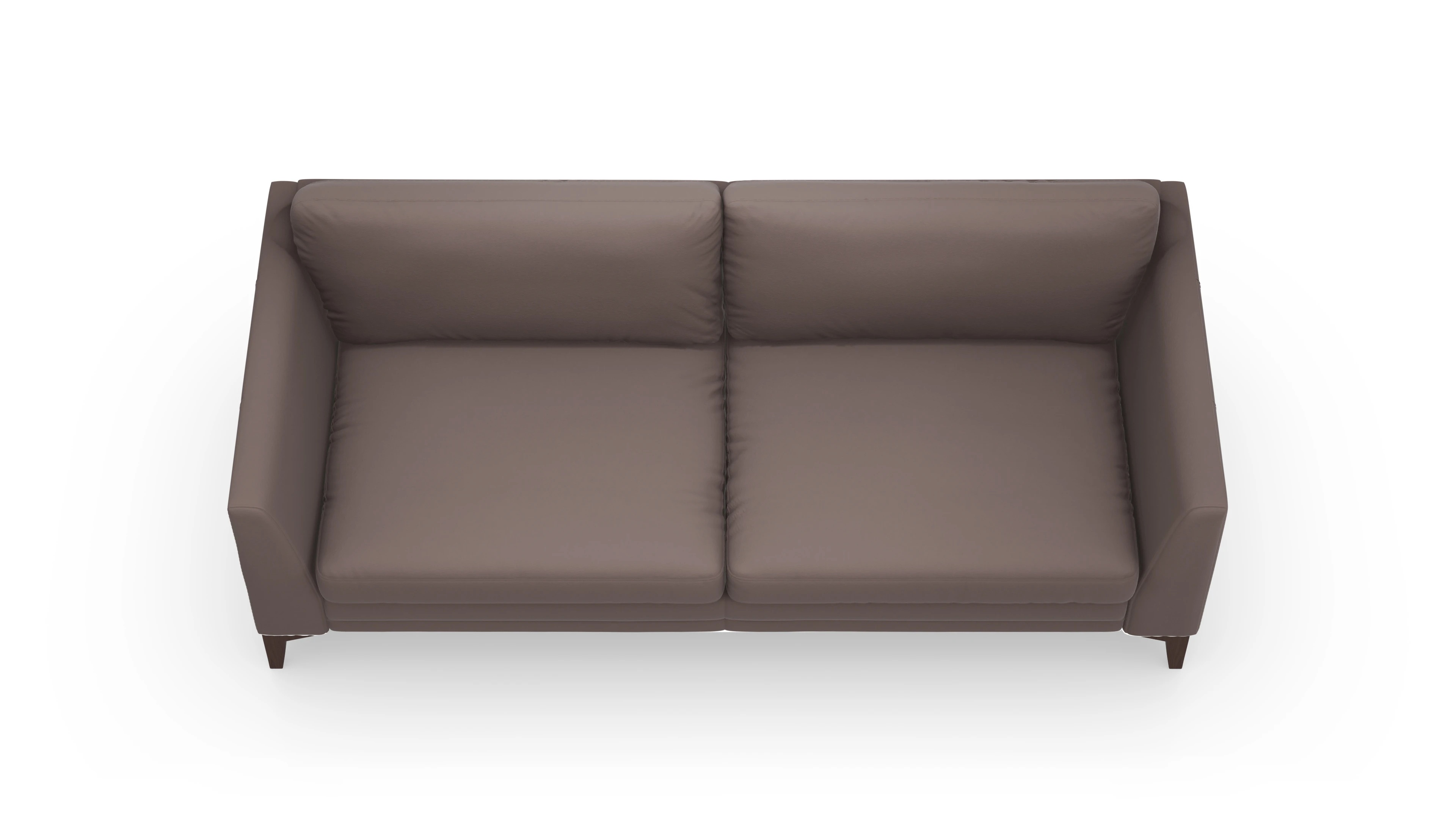 Ansicht des Produktes Fairfield 3-Sitzer in Leder grau