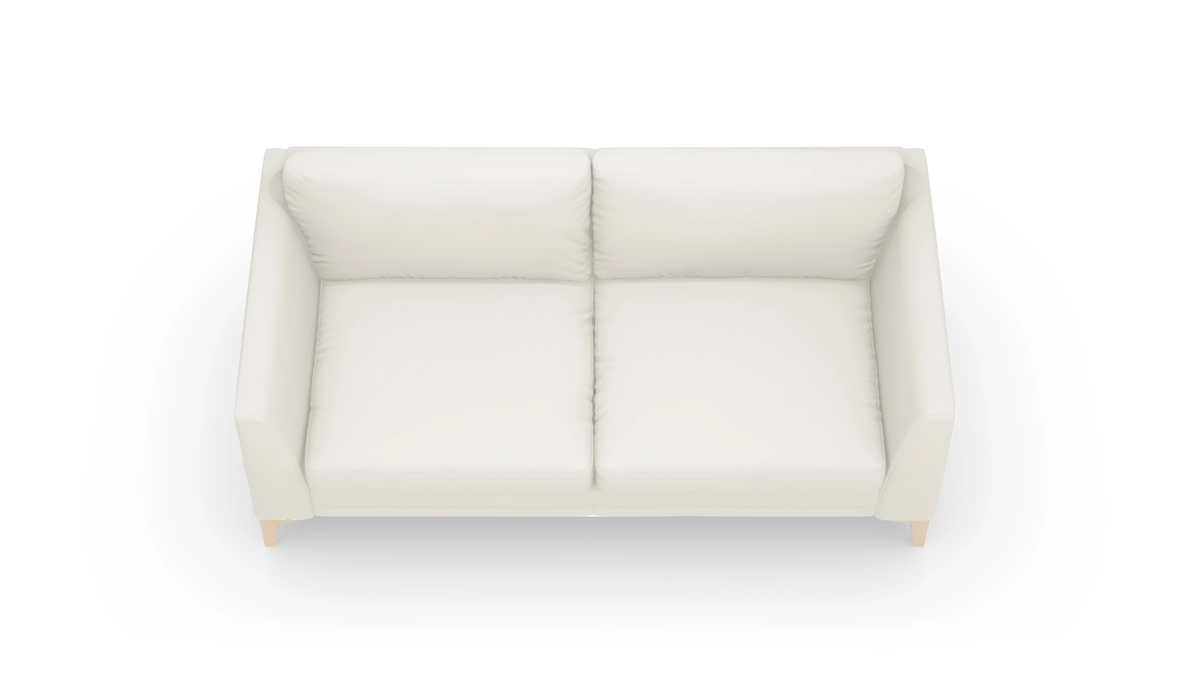 Ansicht des Produktes Fairfield 2,5-Sitzer in Leder weiß