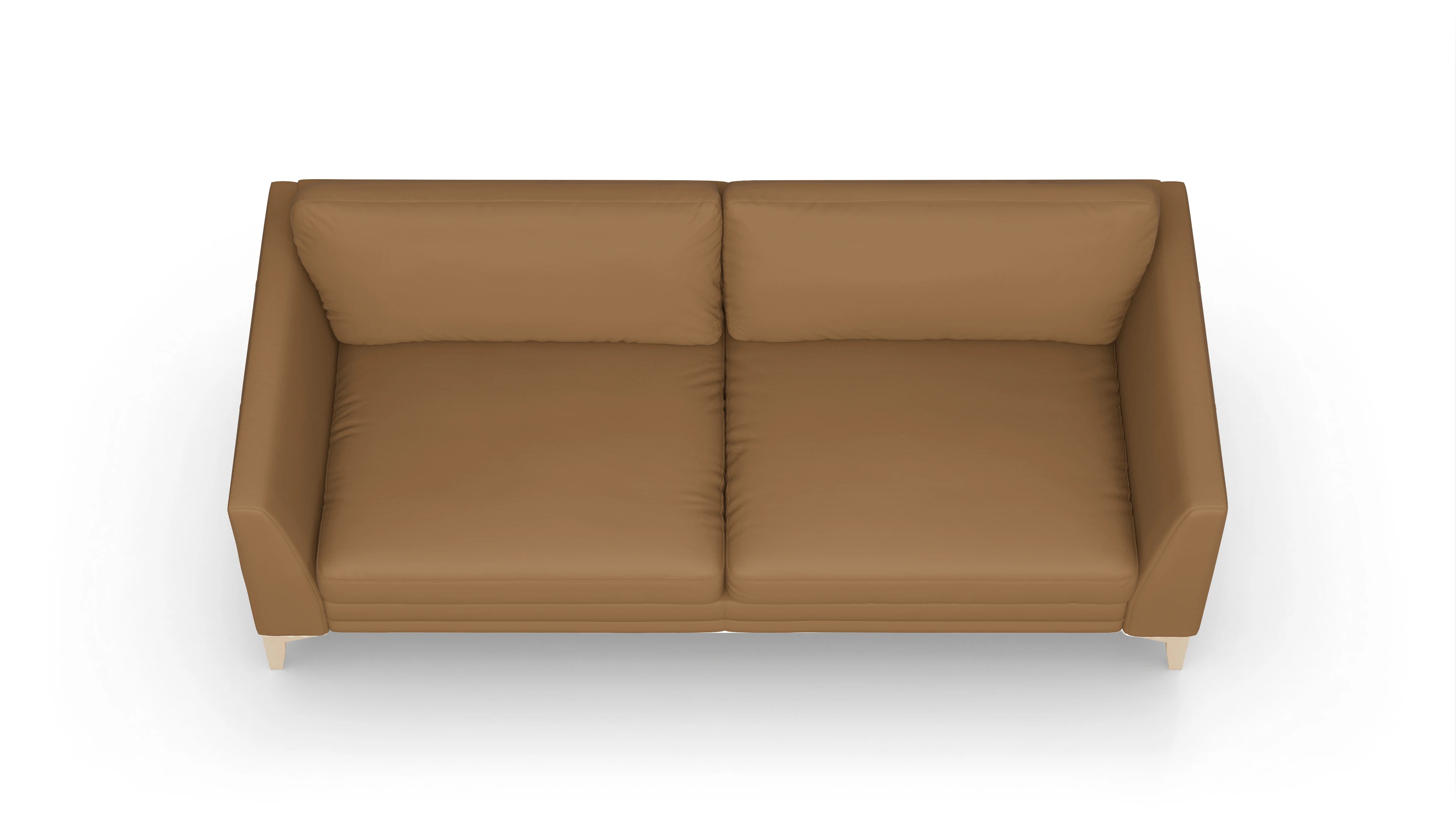 Ansicht des Produktes Fairfield 3-Sitzer in Leder braun