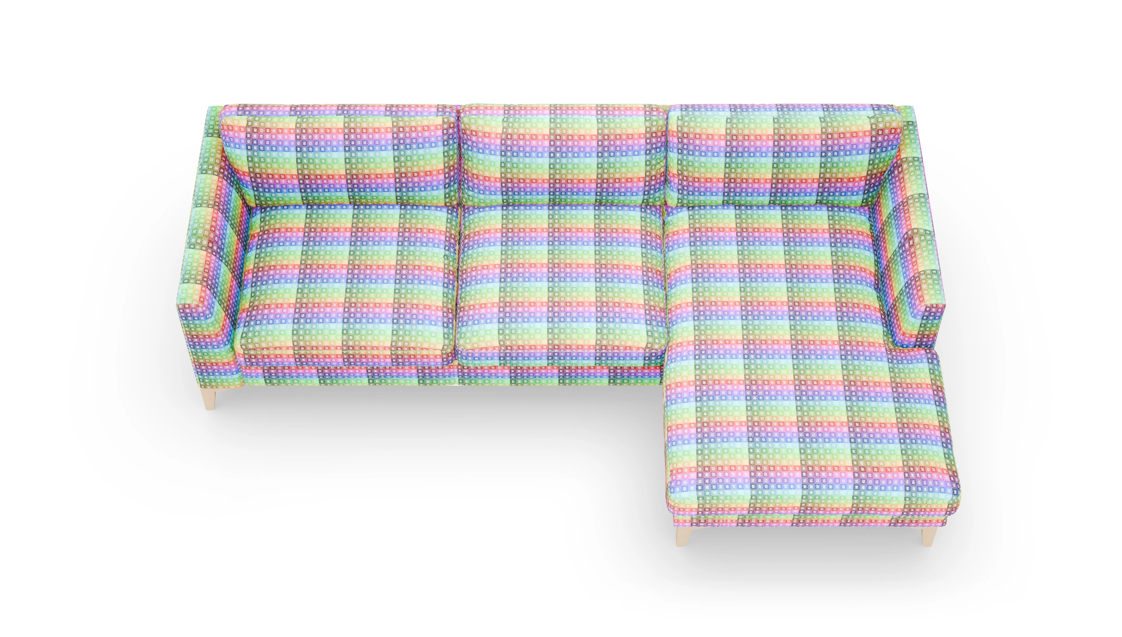 Ansicht des Produktes Fairfield Sofa mit Rec rechts in Leder braun