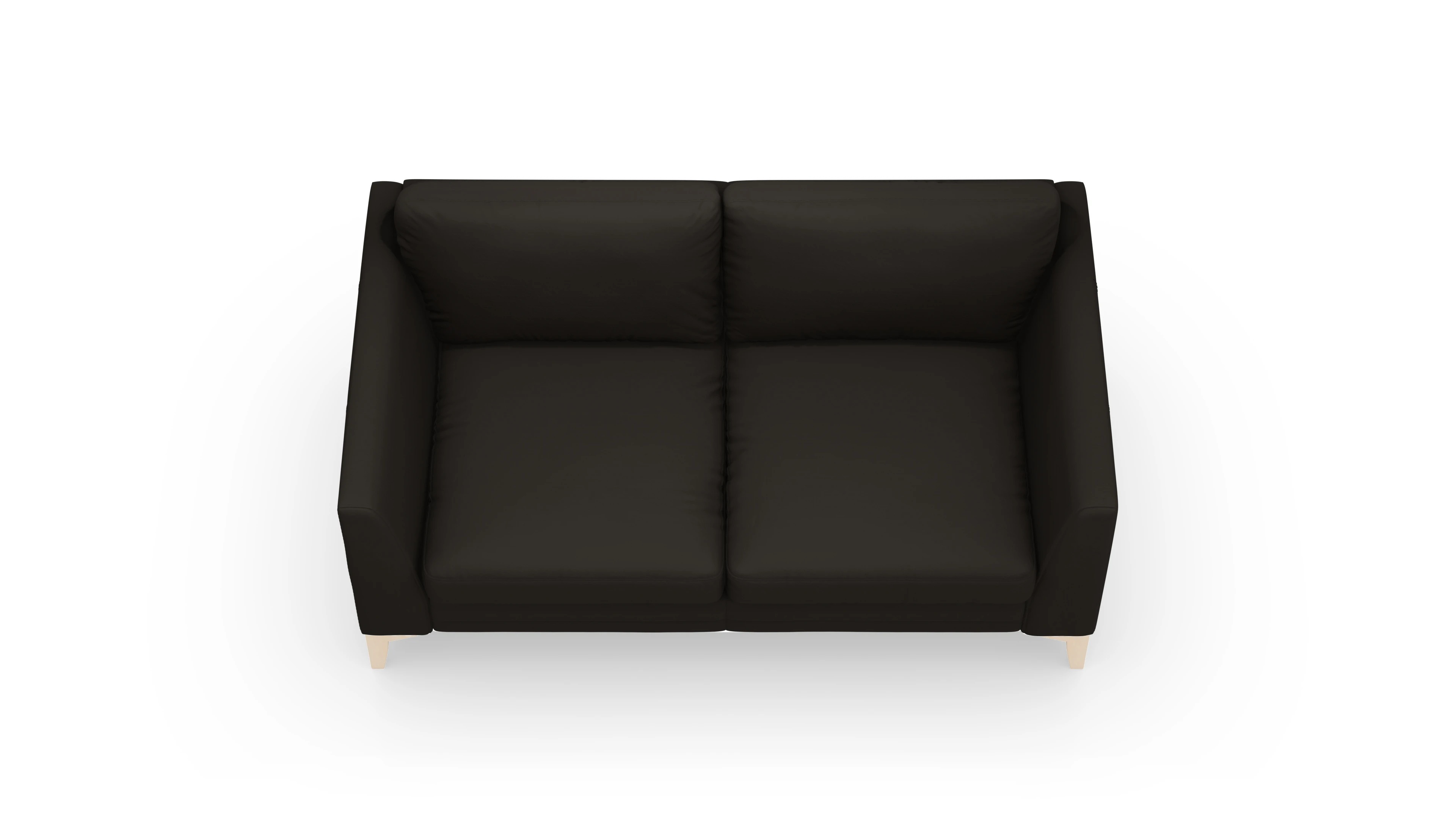 Ledersofa Fairfield Ansicht des Produktes Fairfield 2-Sitzer in Leder braun