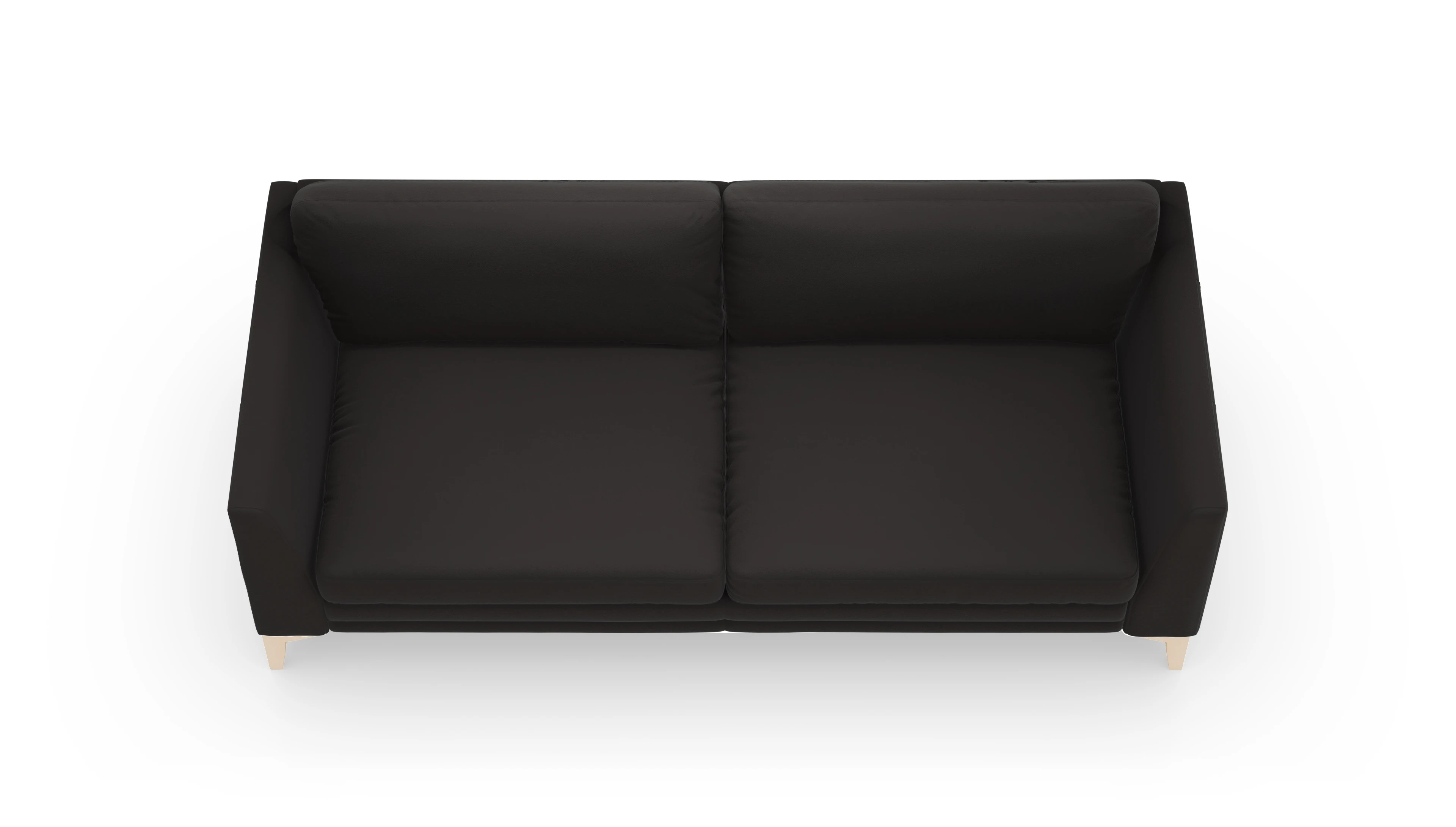 Ledersofa Fairfield Ansicht des Produktes Fairfield 3-Sitzer in Leder braun