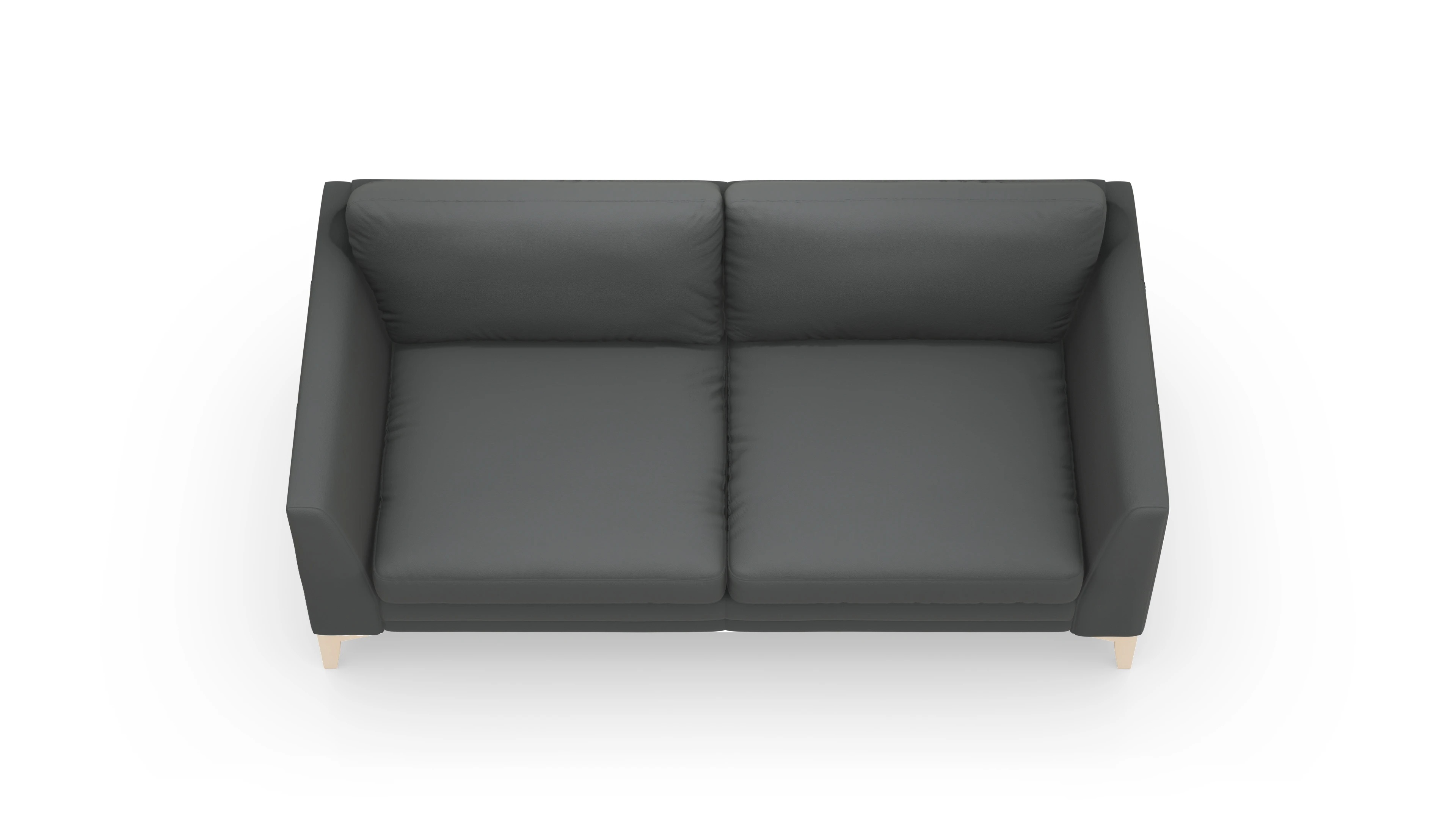 Ansicht des Produktes Fairfield 2,5-Sitzer in Leder grau