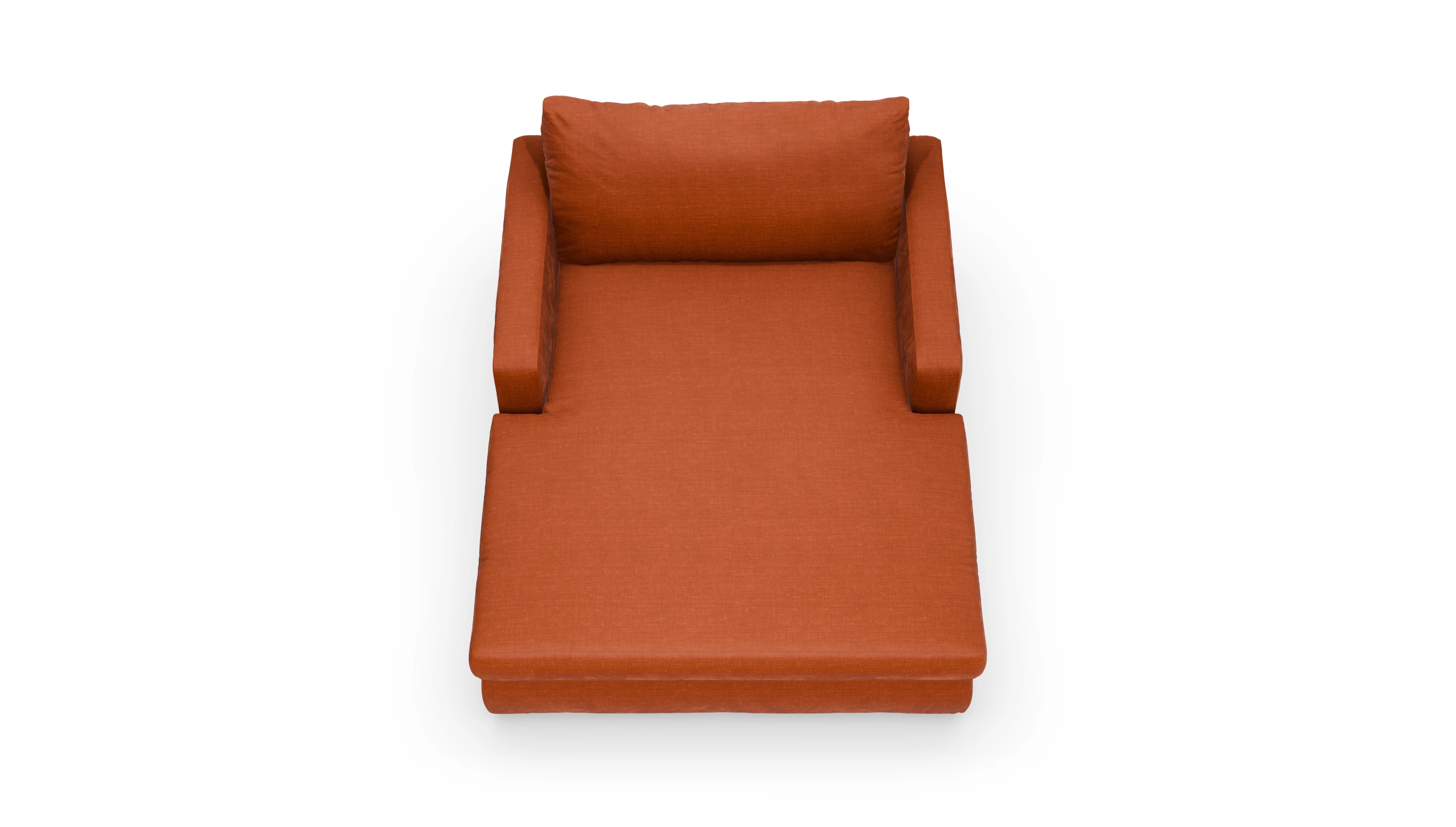 Ansicht des Produktes Amelia Sessel in Stoff orange
