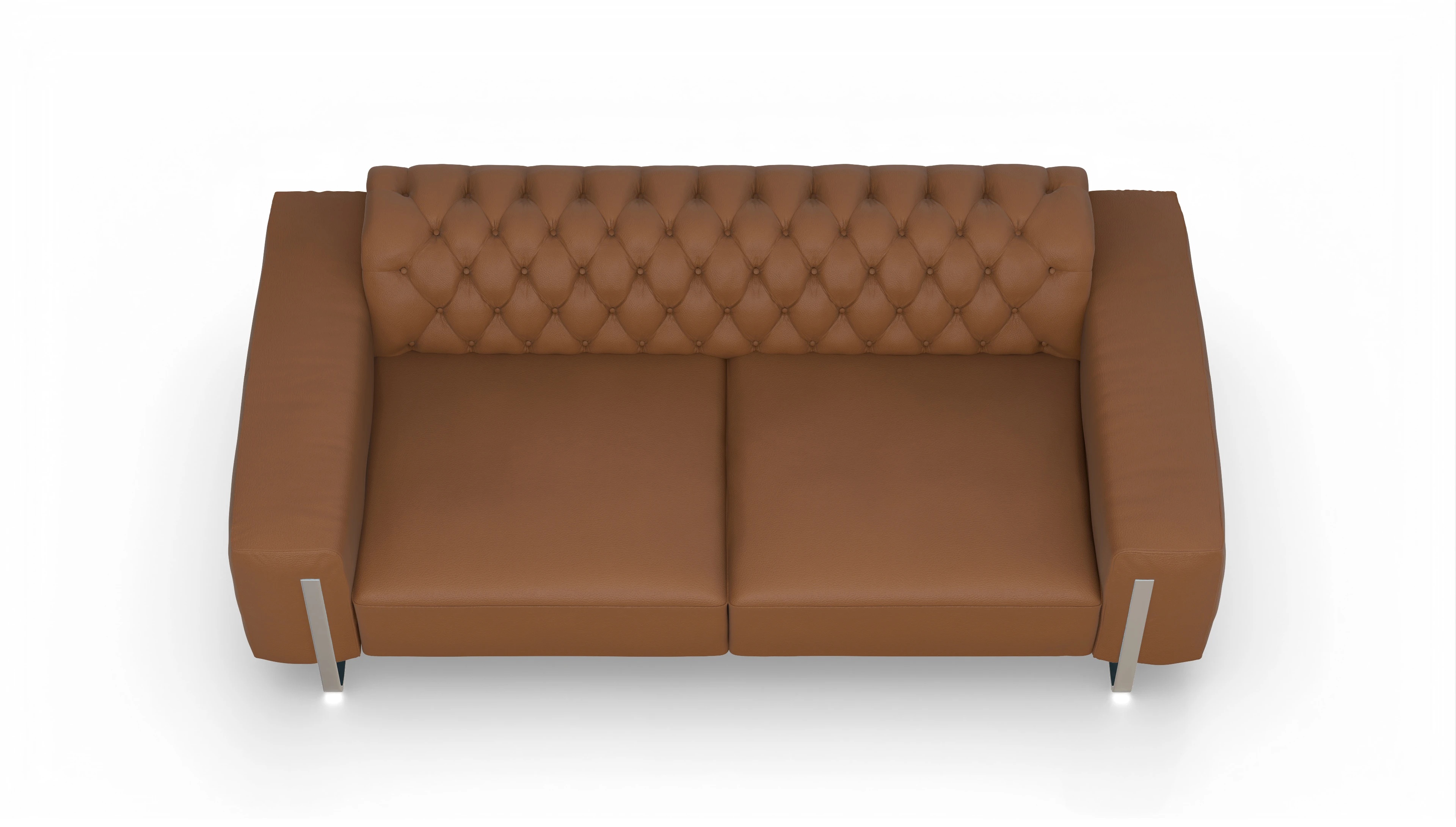 Ansicht des Produktes Nox 3-Sitzer in Leder cognac