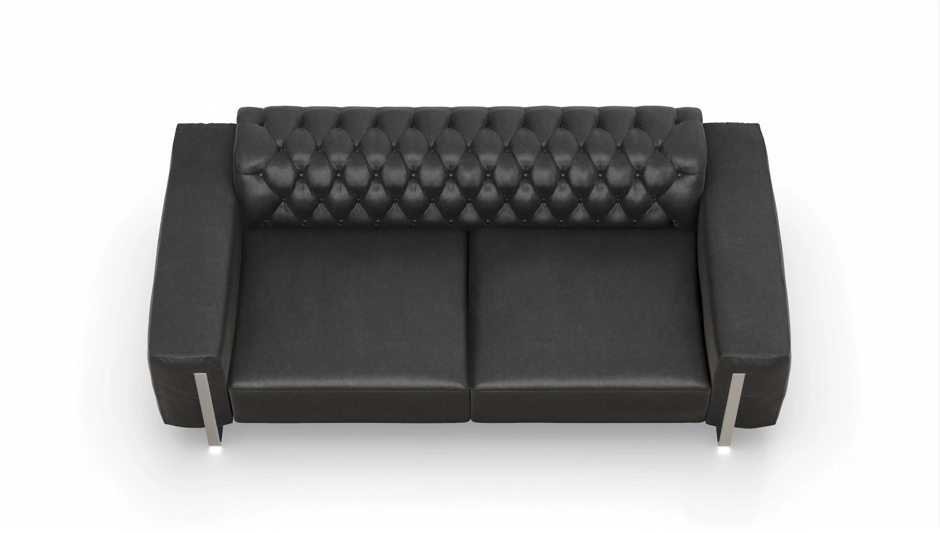 Ansicht des Produktes Nox 3-Sitzer in Leder schwarz