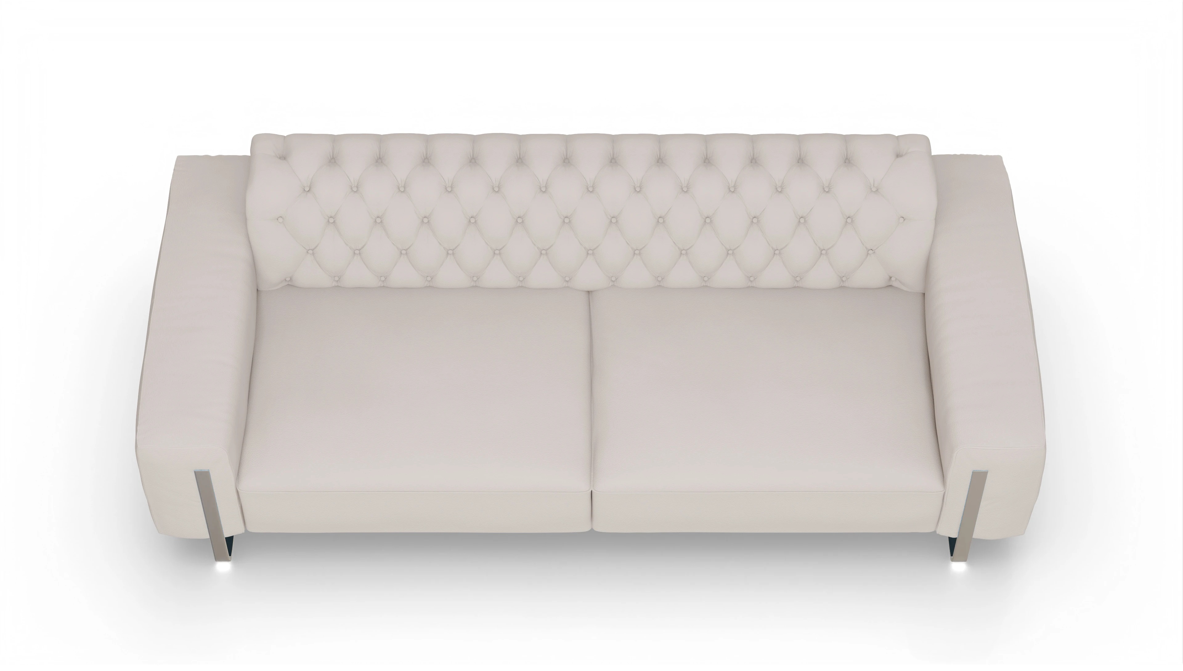 Ansicht des Produktes Nox 4-Sitzer in Leder weiß