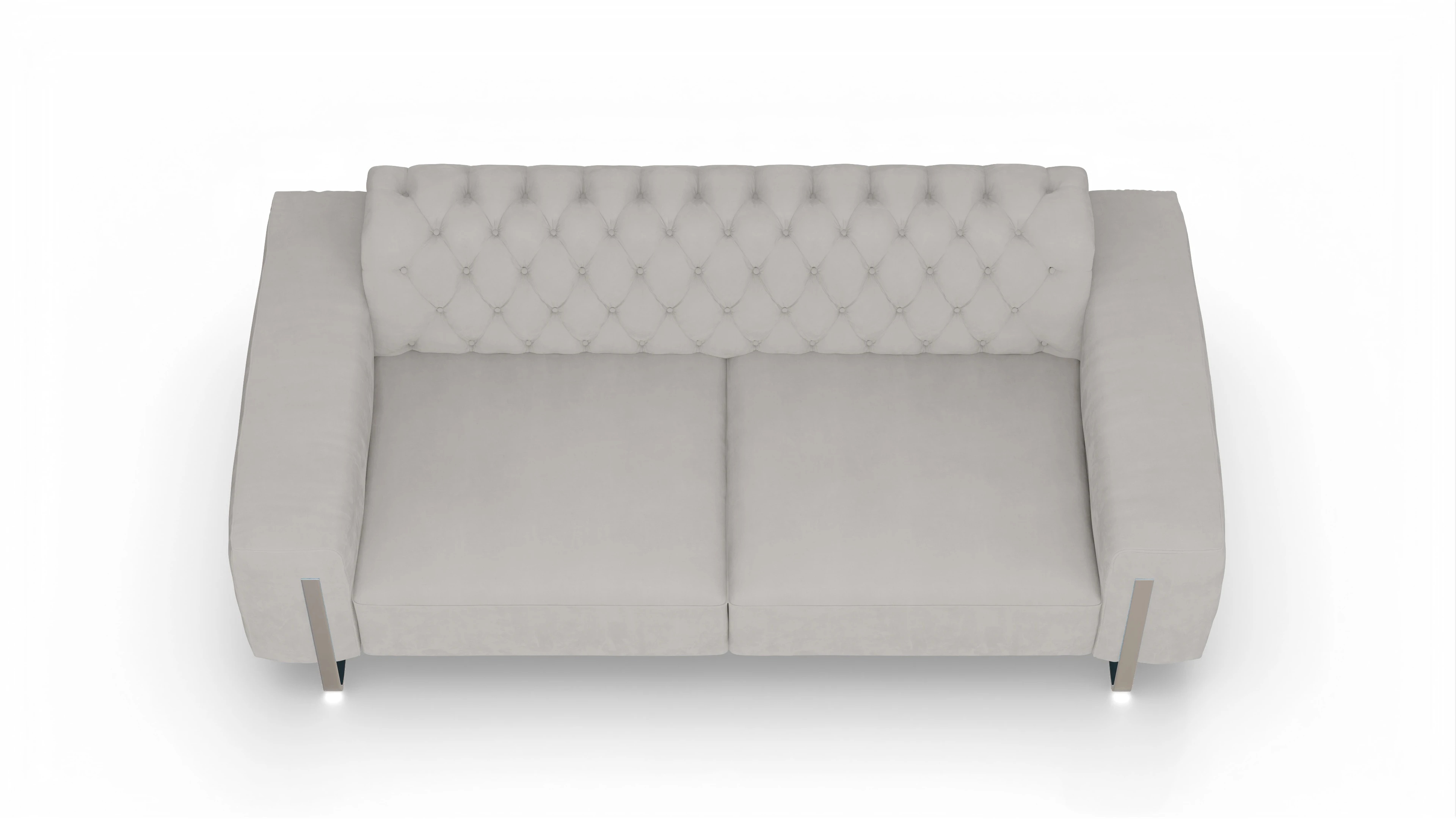 Ansicht des Produktes Nox 3-Sitzer in Samt grau