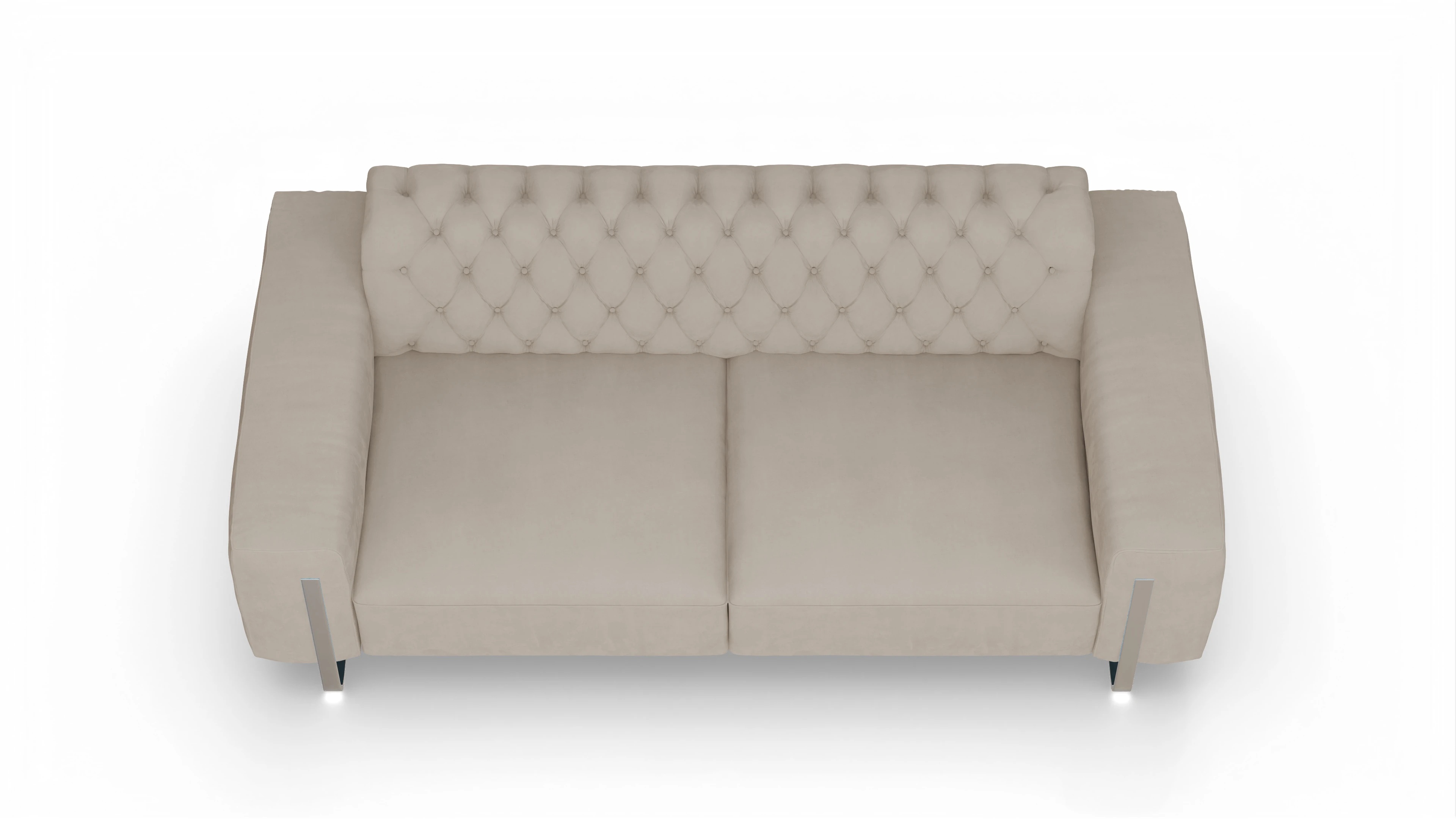 Ansicht des Produktes Nox 3-Sitzer in Samt beige